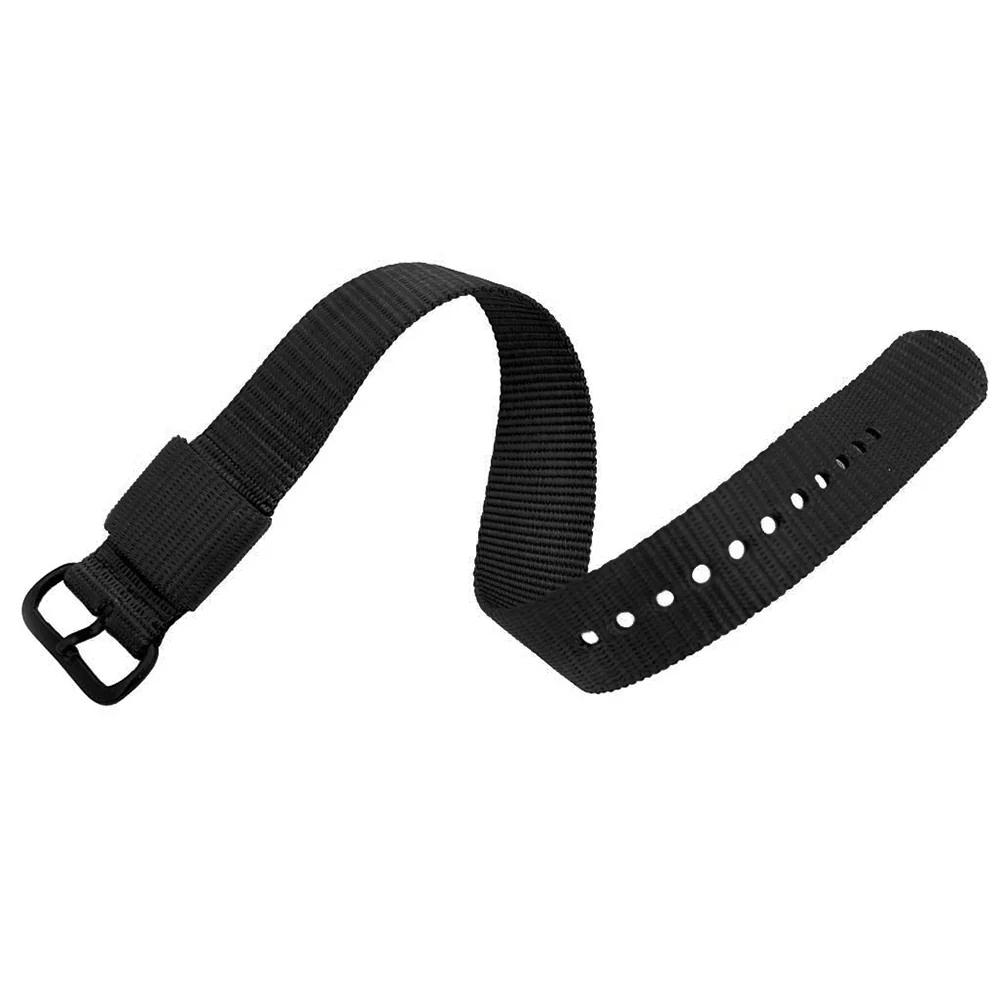 Ballistic Nylon Strap, Black, 20mm - Image 4