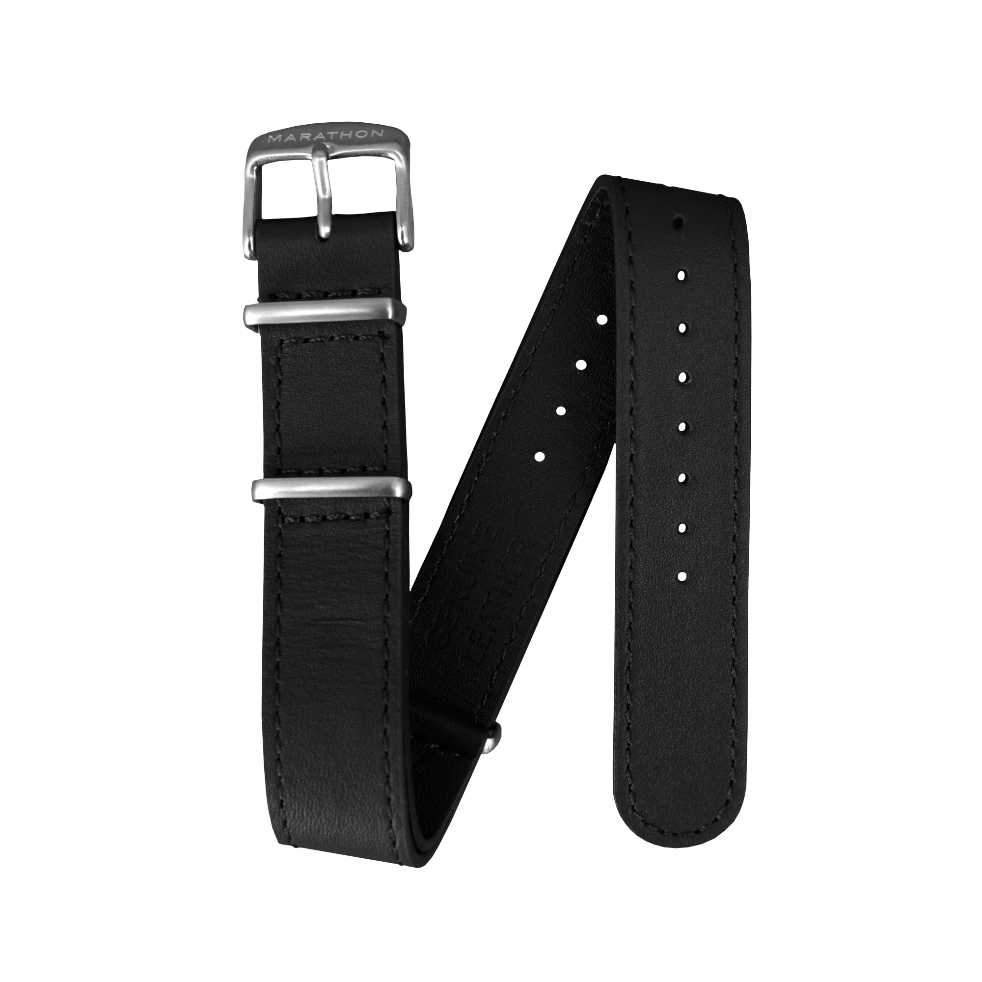 Leather DEFSTAN Strap, Black, 22mm - Image 3