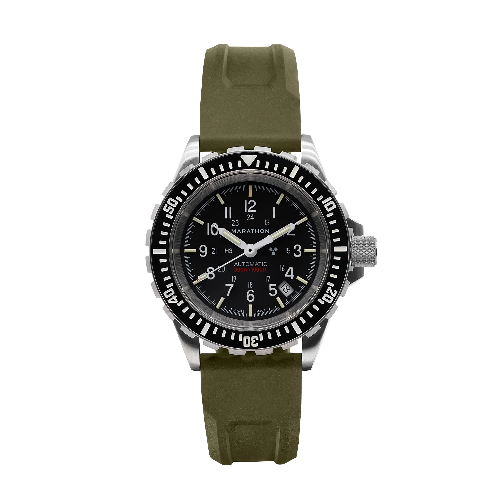 3-Piece Rubber Strap Kit, OD Green, 20mm - Image 7