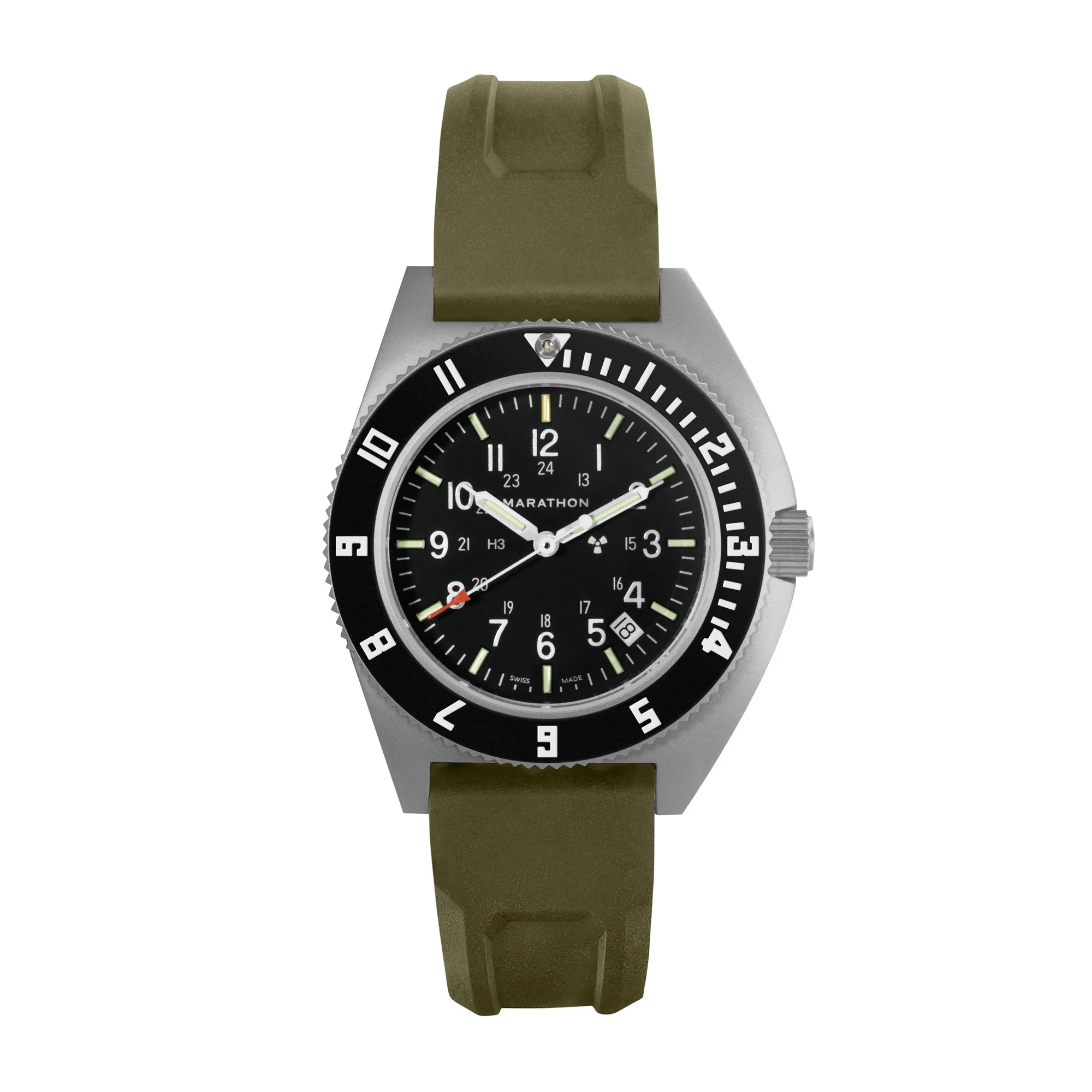 3-Piece Rubber Strap Kit, OD Green, Parkerized, 20mm - Image 6