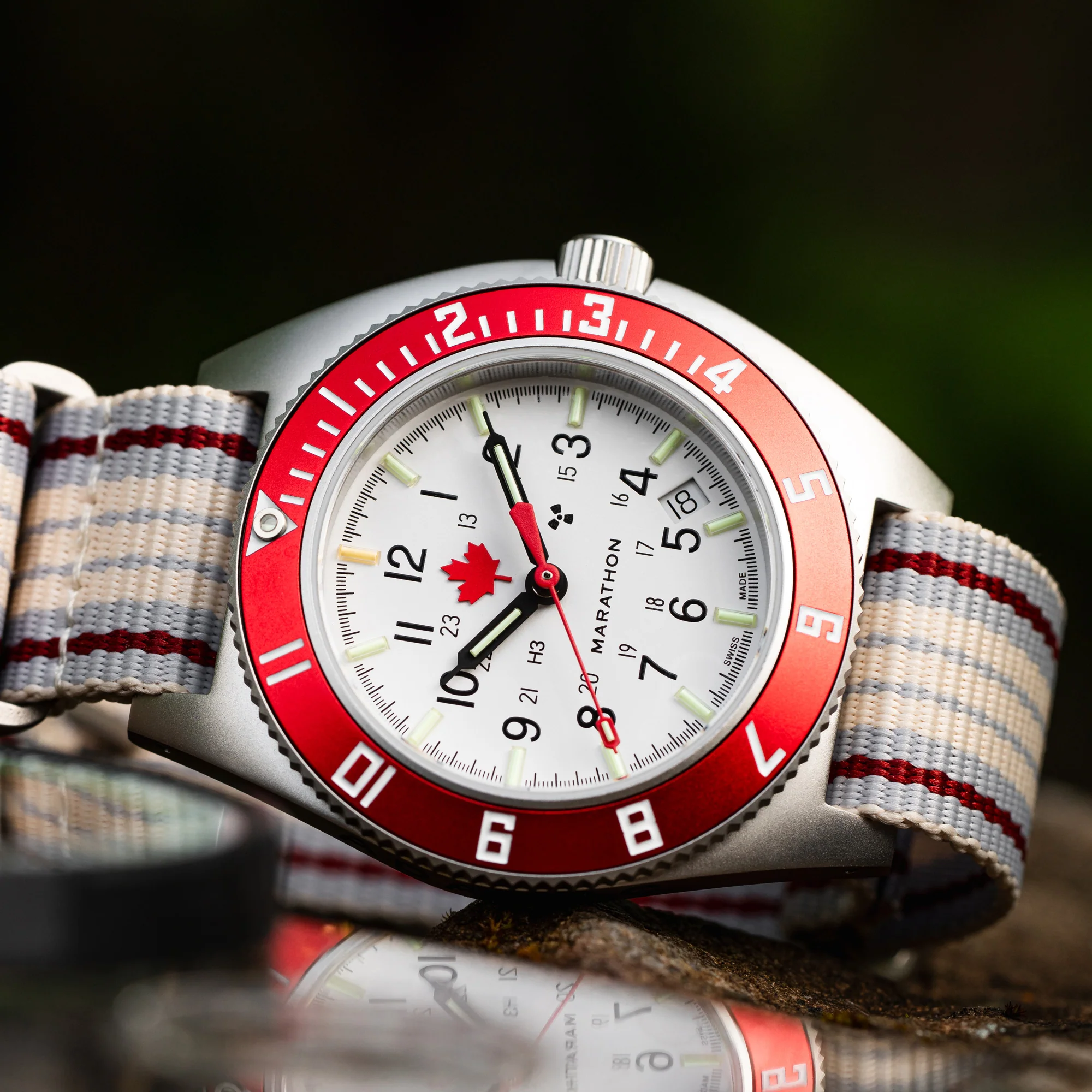 41mm Arctic ADANAC Steel Navigator w/ Date Automatic (SSNAV-D AUTO) - Canada - Image 8