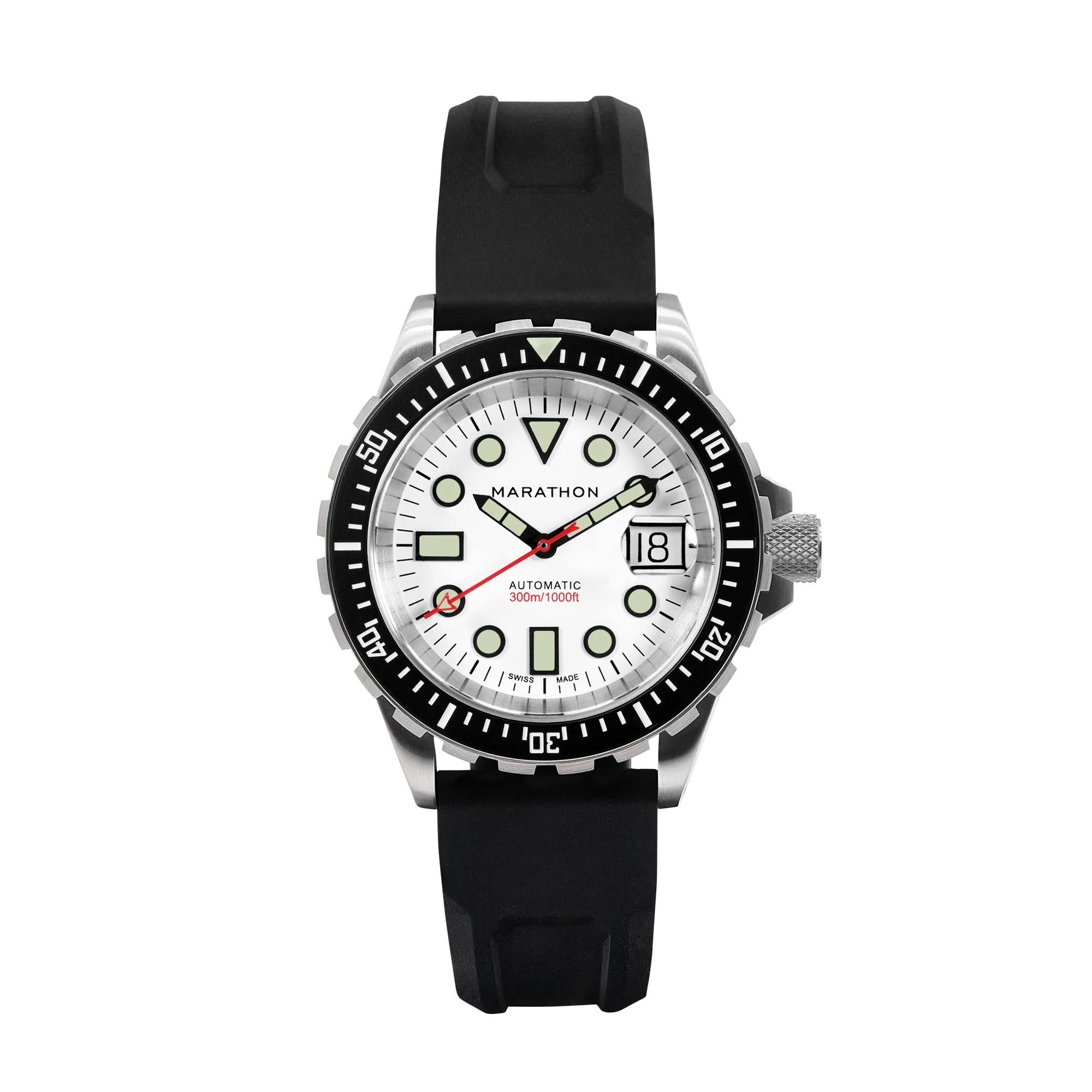 41mm Arctic Original SAR w/ Date on 3-Piece Rubber Strap Kit (OSAR-D)