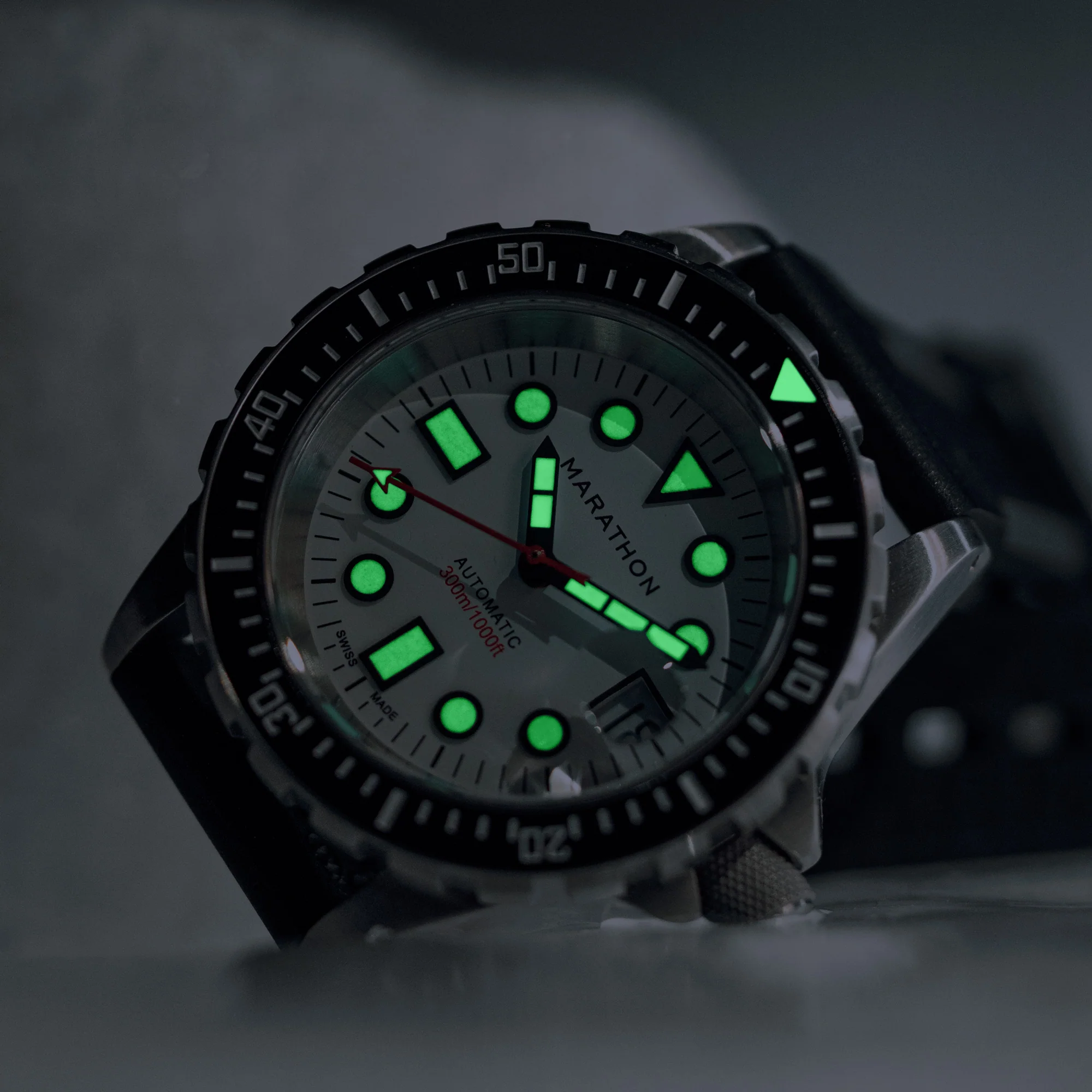 41mm Arctic Original SAR w/ Date on 3-Piece Rubber Strap Kit (OSAR-D) - Image 6