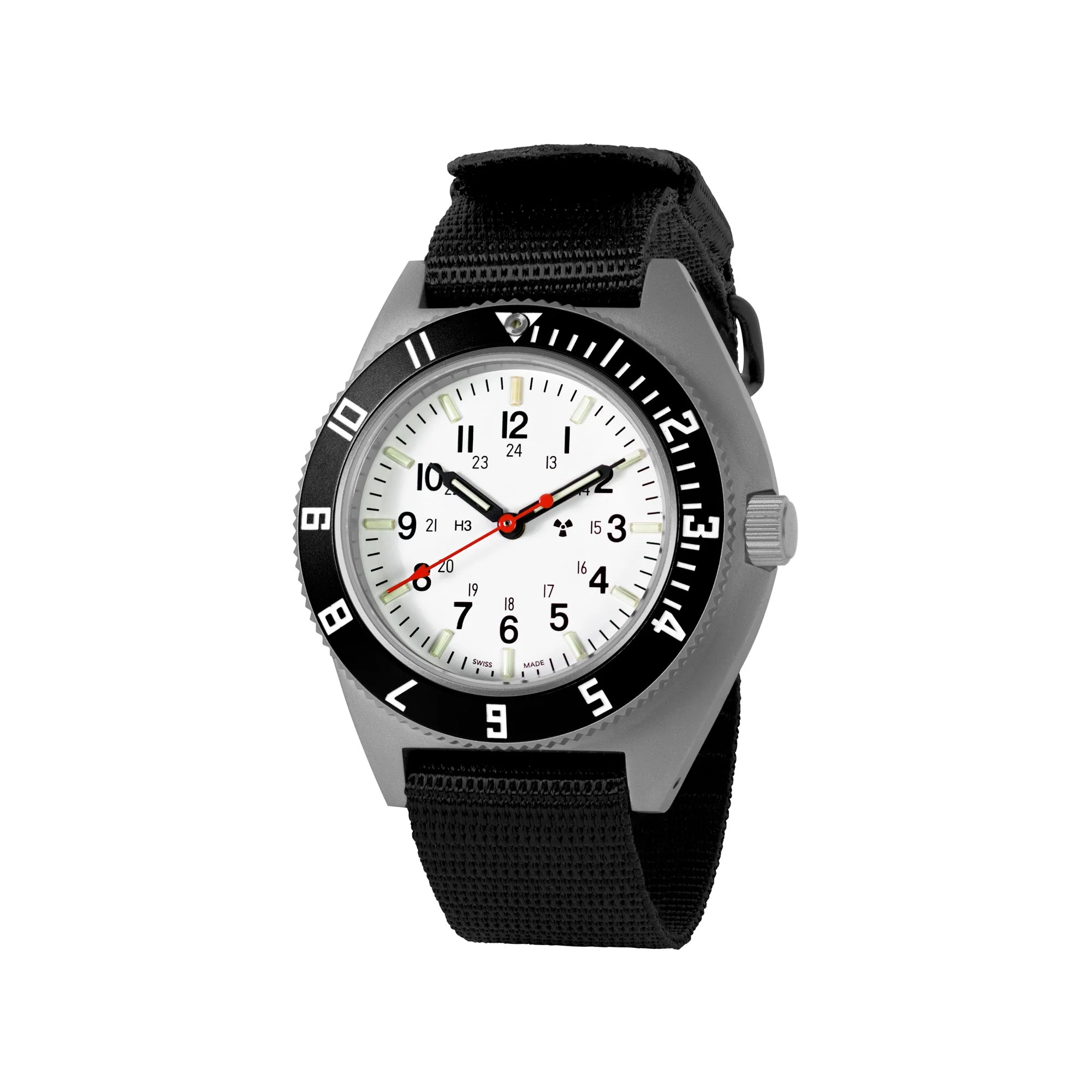 41mm Arctic Steel Navigator (SSNAV) on Ballistic Nylon - Image 5