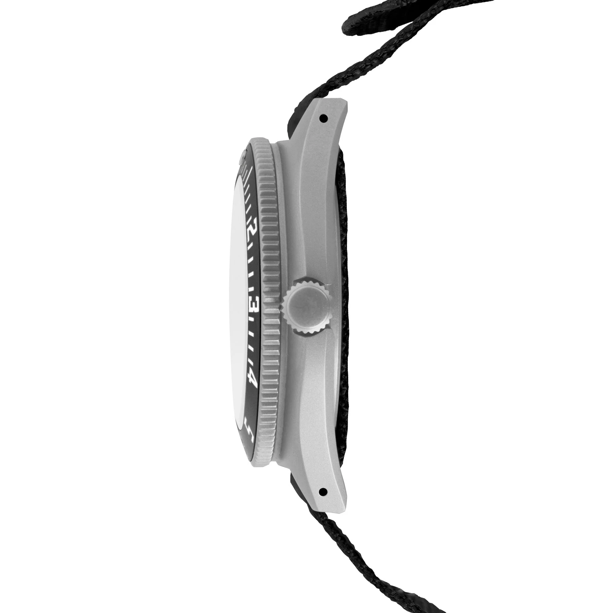 41mm Arctic Steel Navigator w/ Date (SSNAV-D) on Ballistic Nylon - Image 3