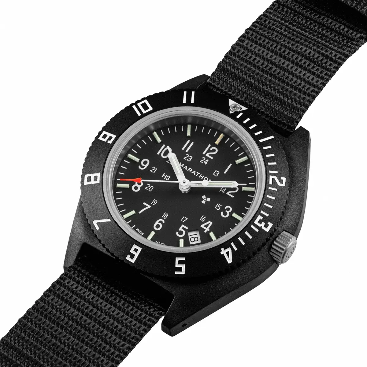 41mm CeraShell Quartz NAV-D on Ballistic Nylon Strap - Image 4