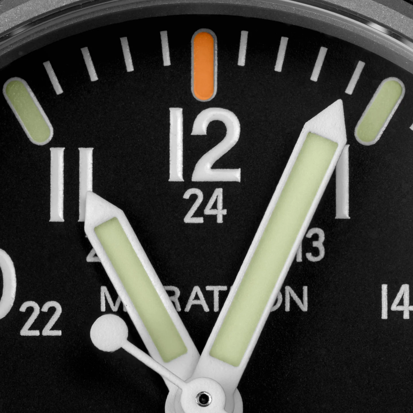 41mm MaraGlo Black Navigator w/ Date (NAV-DM) - Image 13