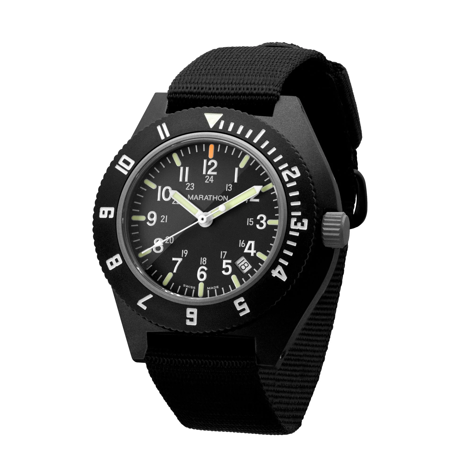 41mm MaraGlo Black Navigator w/ Date (NAV-DM) - Image 8
