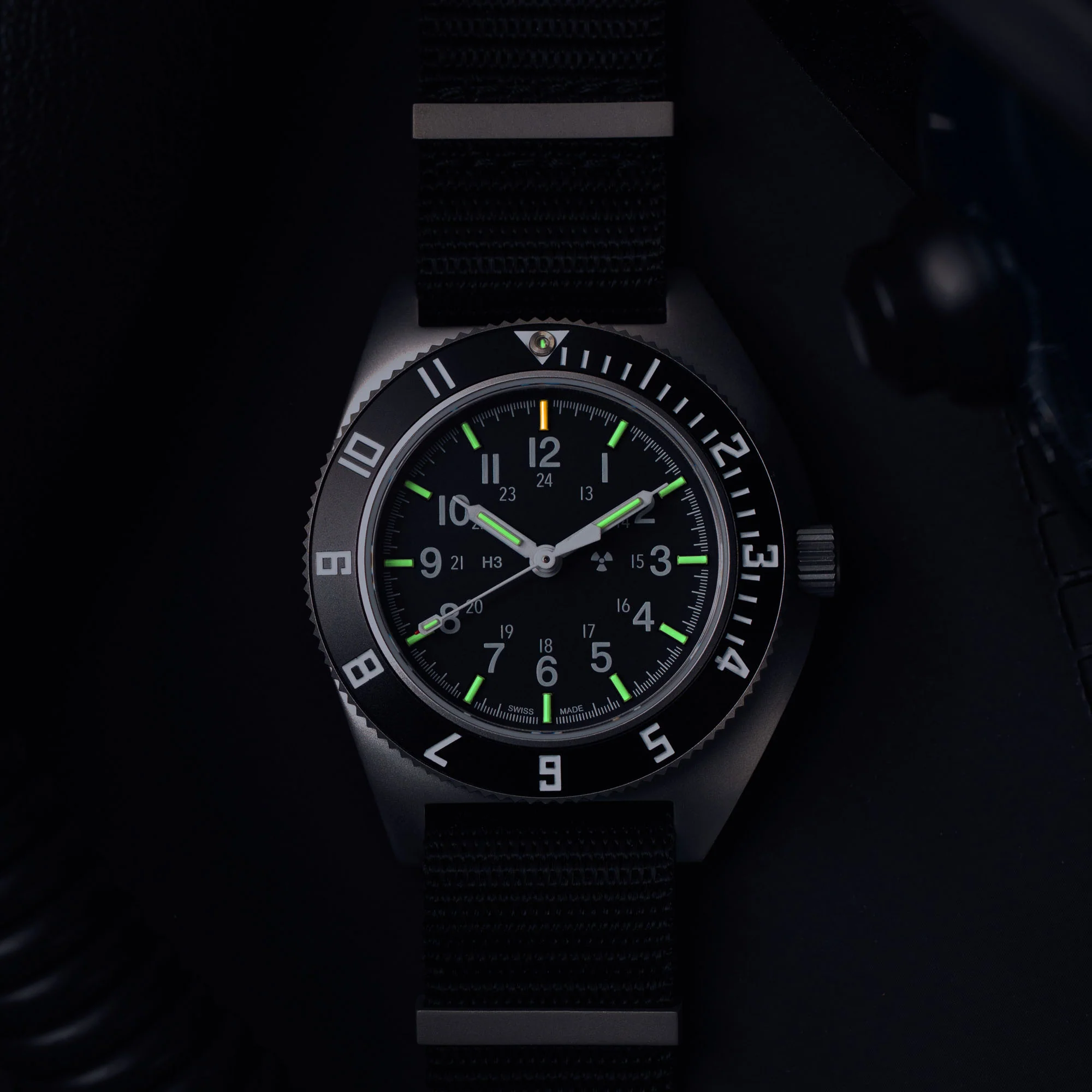 41mm Steel Navigator Automatic (SSNAV Auto) on Nylon DEFSTAN - Image 2