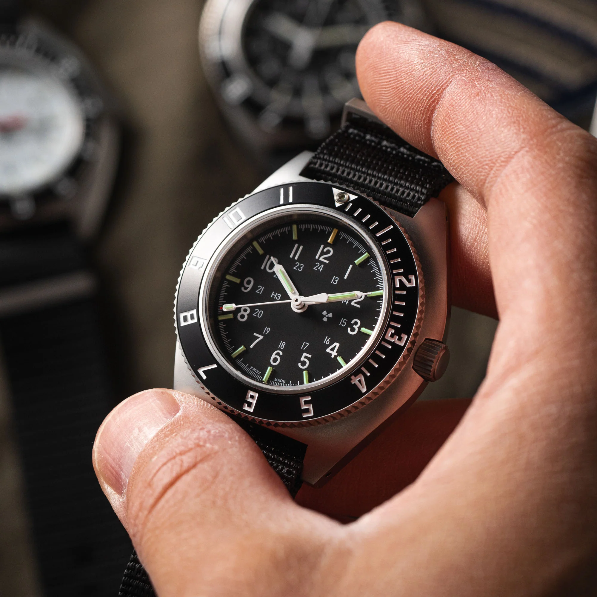 41mm Steel Navigator Automatic (SSNAV Auto) on Nylon DEFSTAN - Image 6