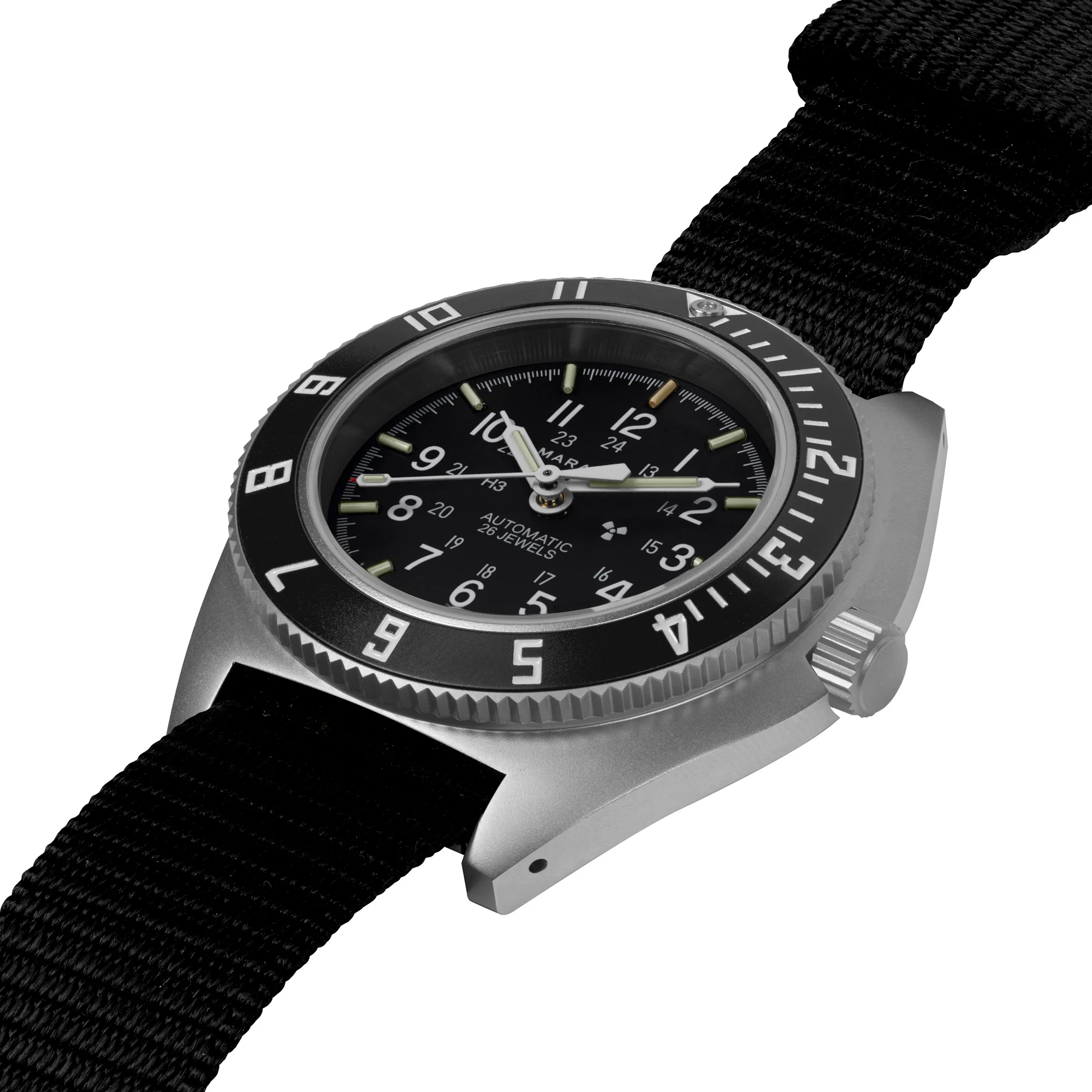 41mm Steel Navigator w/ Date Automatic (SSNAV-D AUTO) on Ballistic Nylon - Image 4