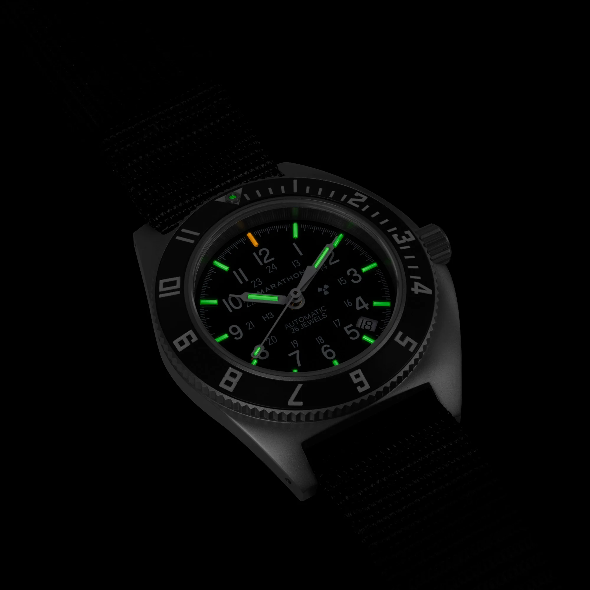 41mm Steel Navigator w/ Date Automatic (SSNAV-D AUTO) on Ballistic Nylon - Image 5