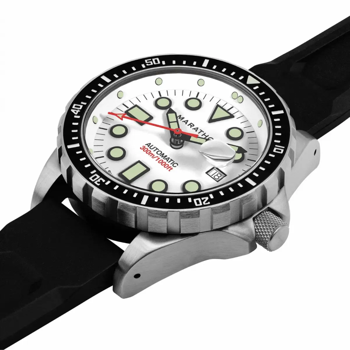 46mm Arctic Original SAR w/ Date on 3-Piece Rubber Strap Kit (OSAR-D) - Image 4