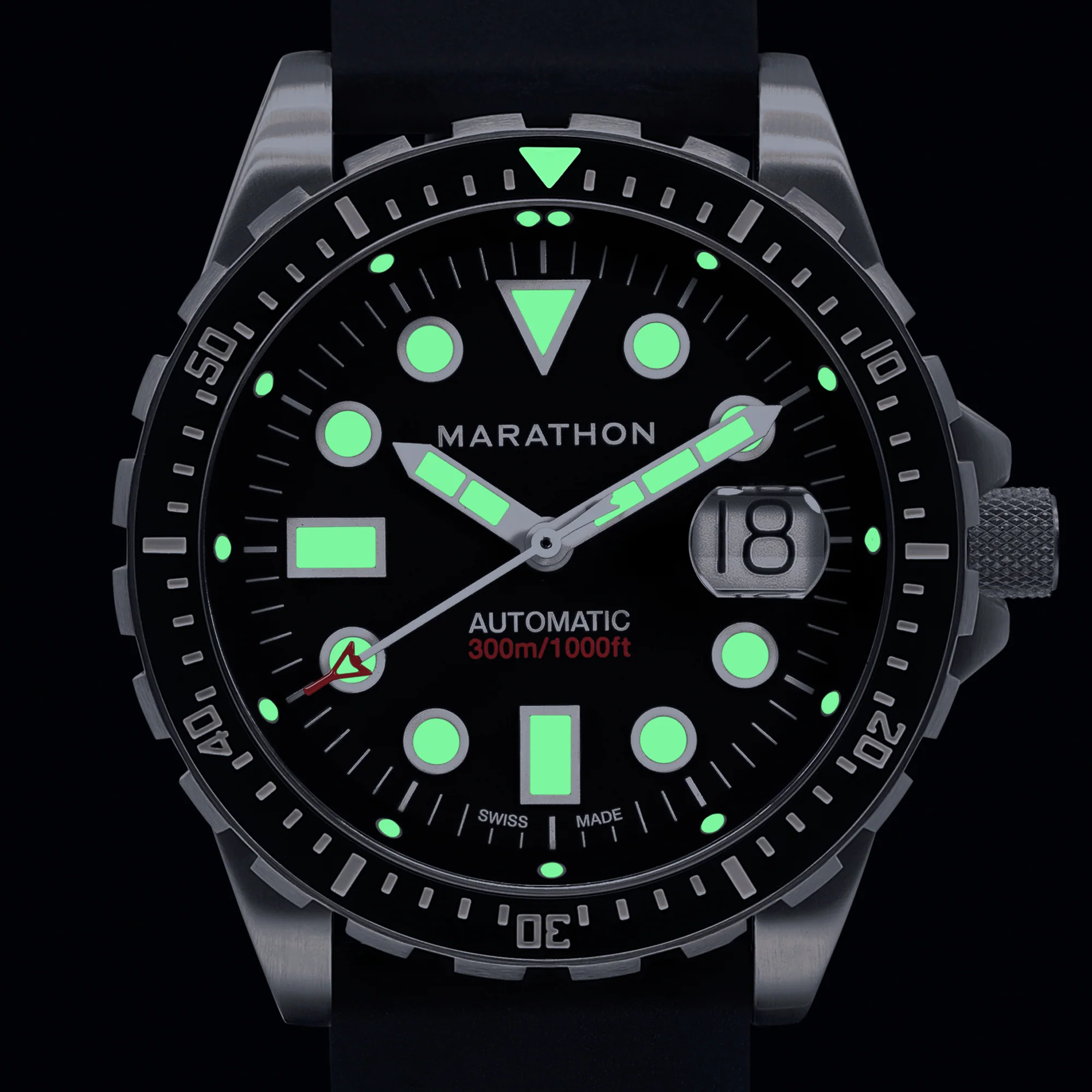 46mm Original SAR w/ Date on 3-Piece Rubber Strap Kit (OSAR-D) - Image 3