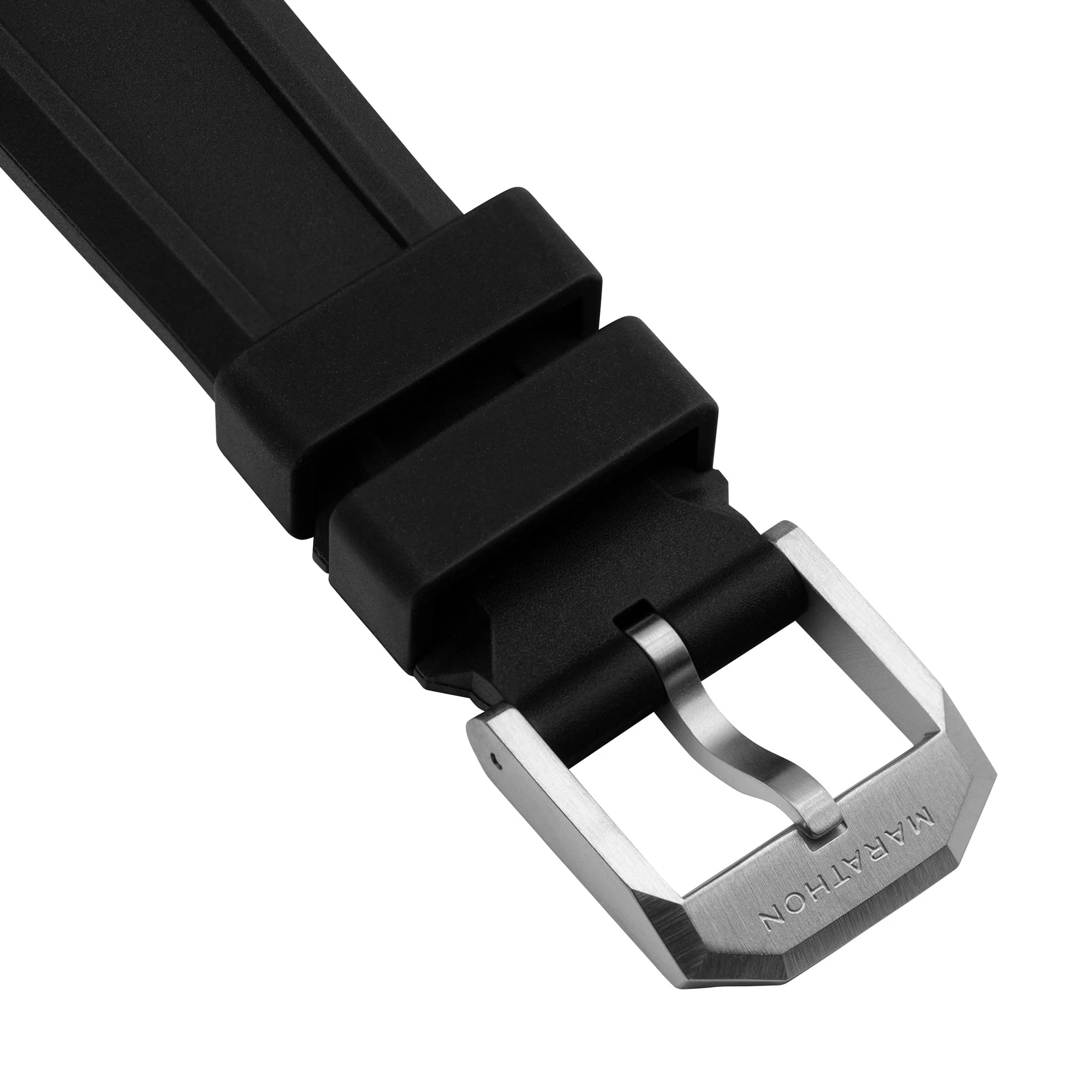 3-Piece Rubber Strap Kit, Black, 18mm - Image 3