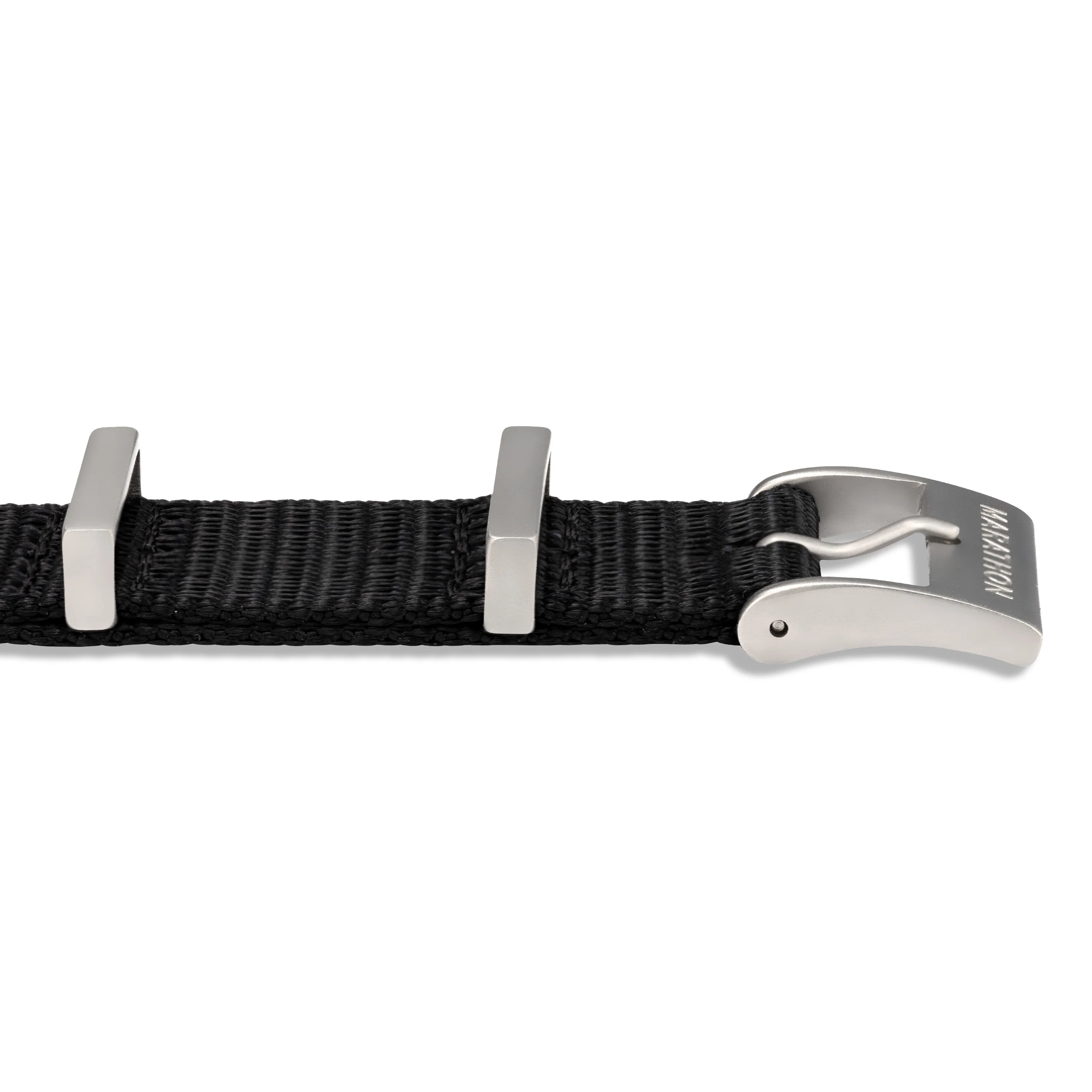 Nylon DEFSTAN Strap with Parkerized Hardware, 20mm, Black - Image 3