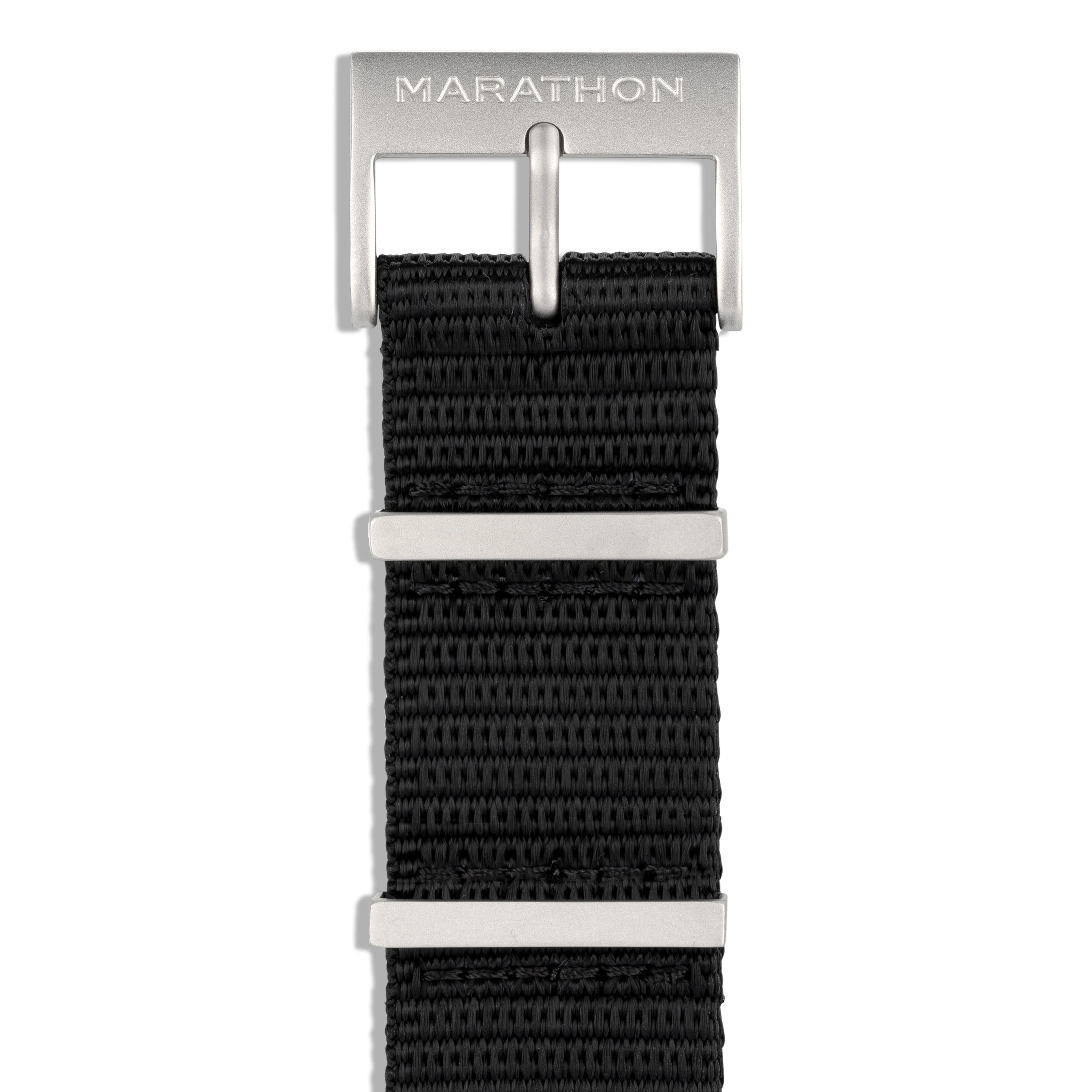 Nylon DEFSTAN Strap with Parkerized Hardware, 20mm, Black - Image 5
