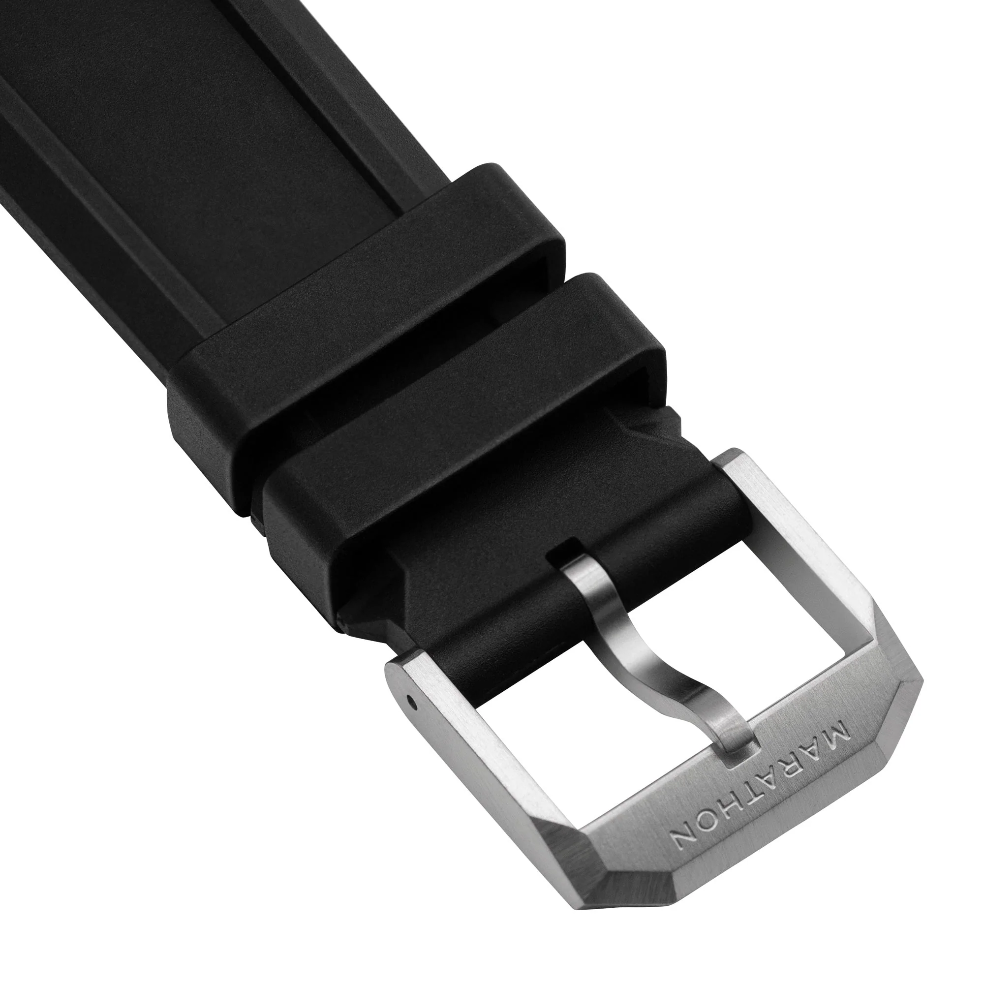 3-Piece Rubber Strap Kit, Black, 22mm - Image 3