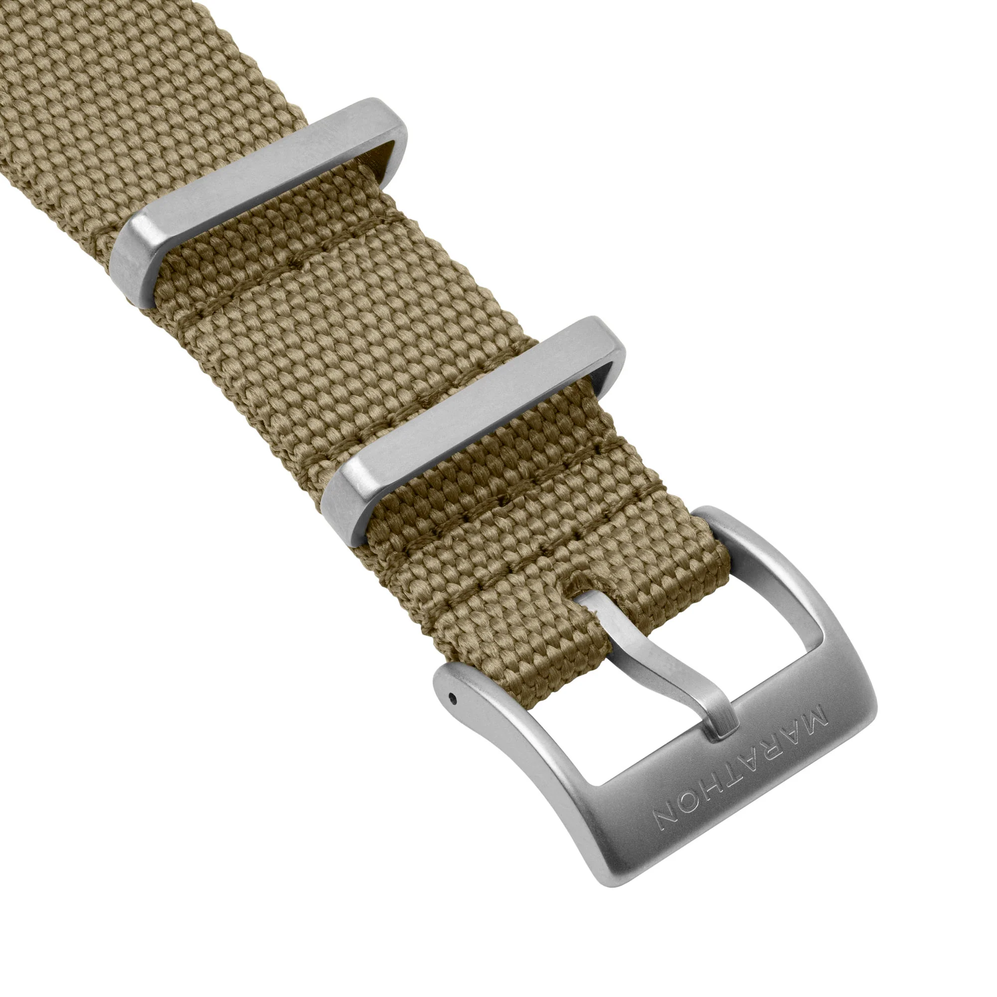 Nylon Canvas DEFSTAN Strap, Parkerized, Khaki, 20mm - Image 6