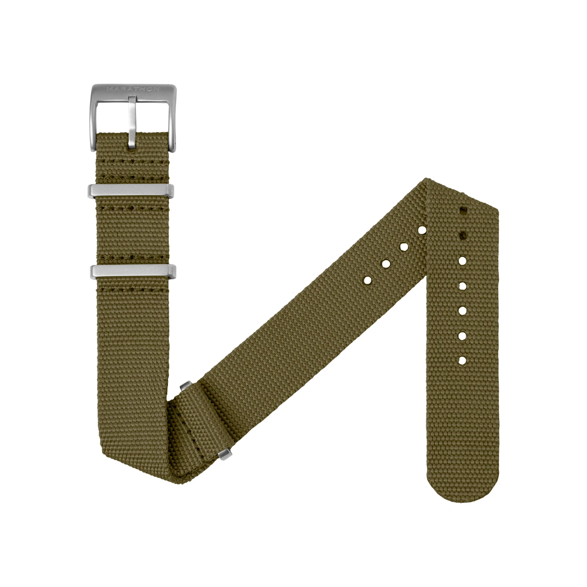 Nylon Canvas DEFSTAN Strap, Parkerized, Olive, 20mm - Image 5