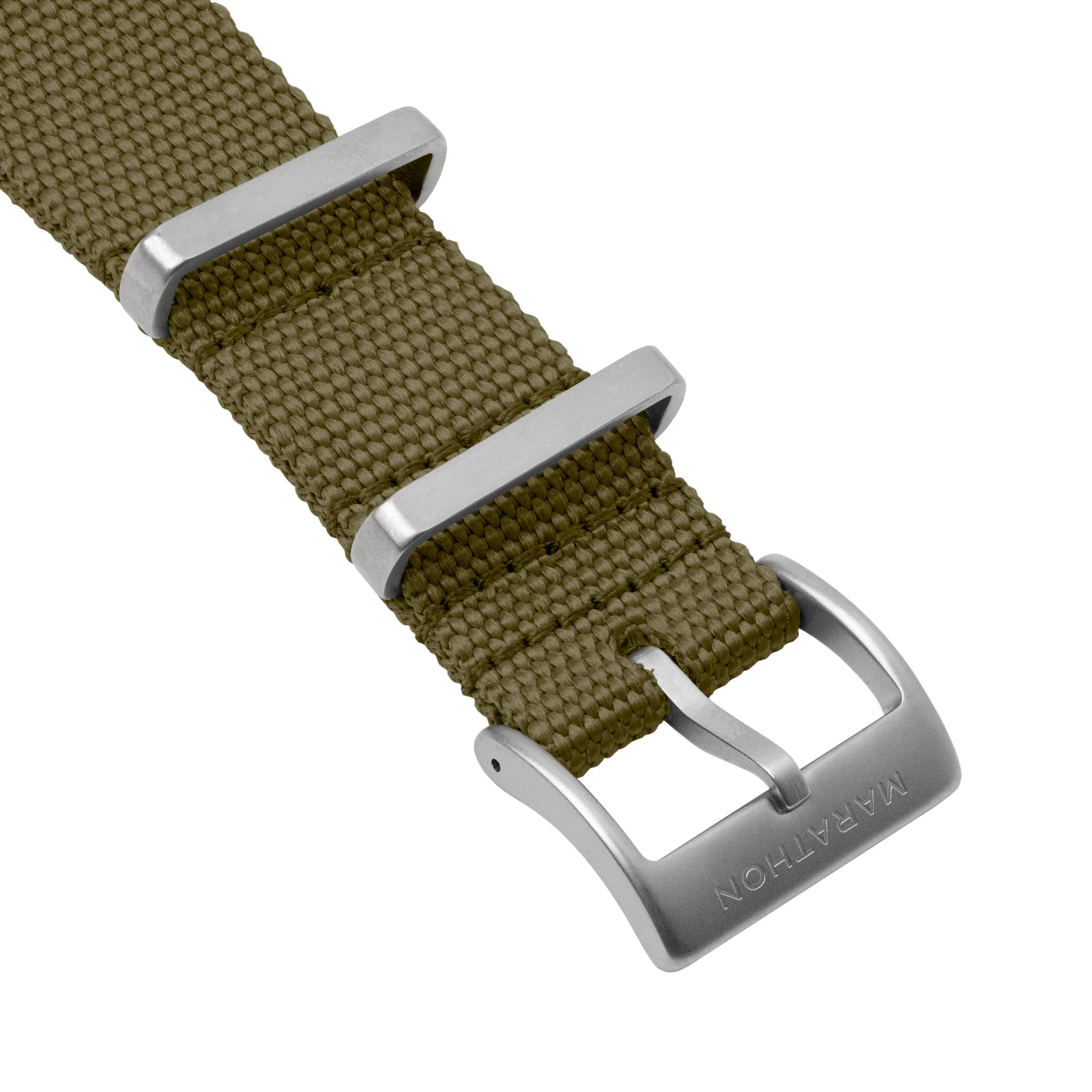 Nylon Canvas DEFSTAN Strap, Parkerized, Olive, 20mm - Image 6