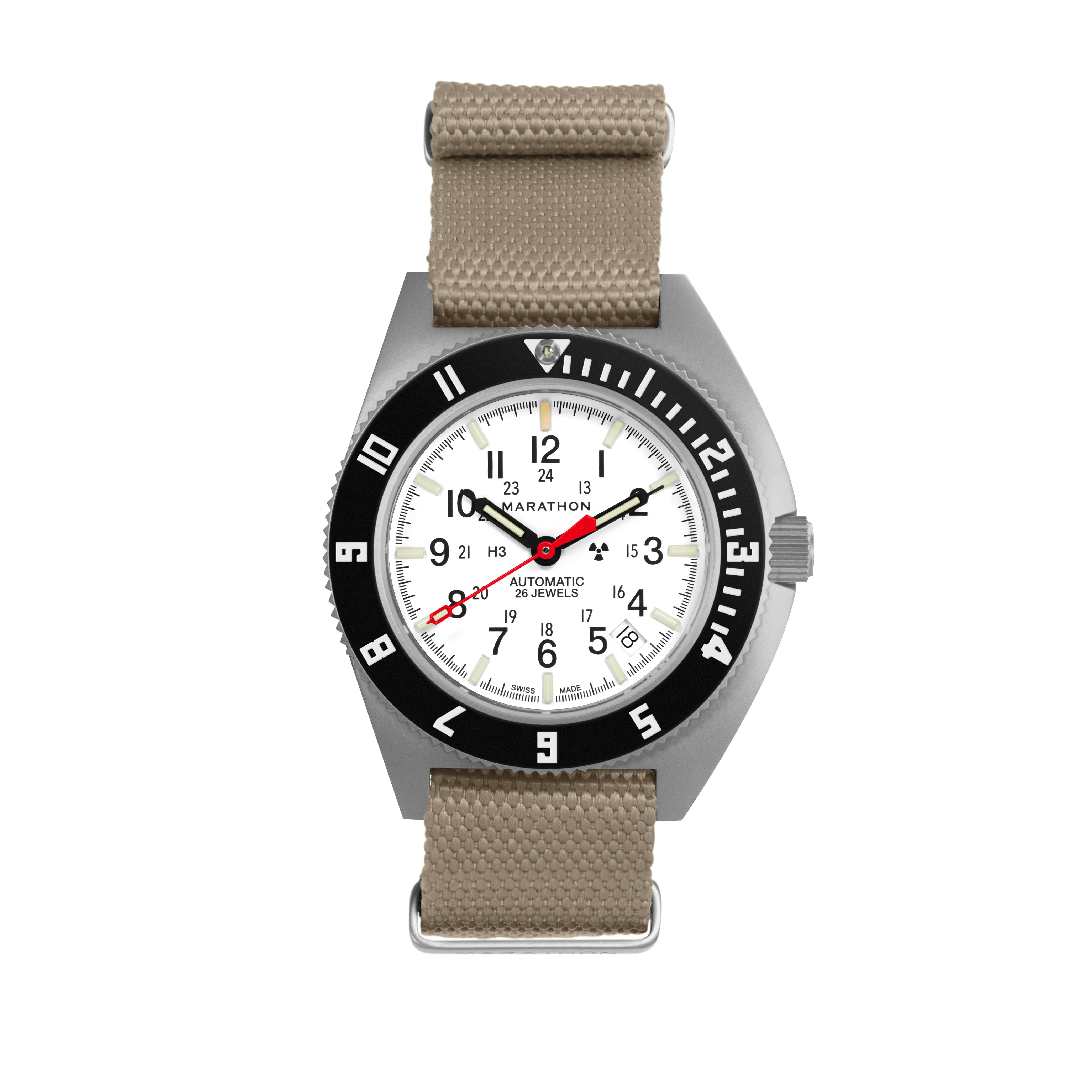 Nylon Canvas DEFSTAN Strap, Parkerized, Sand, 20mm - Image 3
