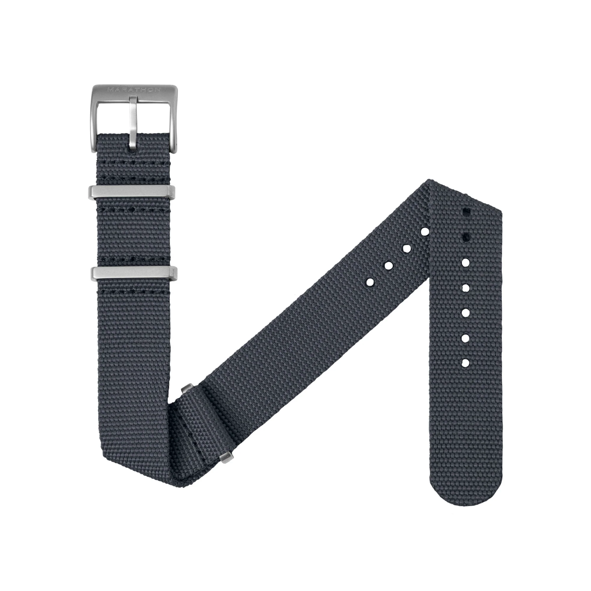 Nylon Canvas DEFSTAN Strap, Parkerized, Slate, 20mm - Image 6