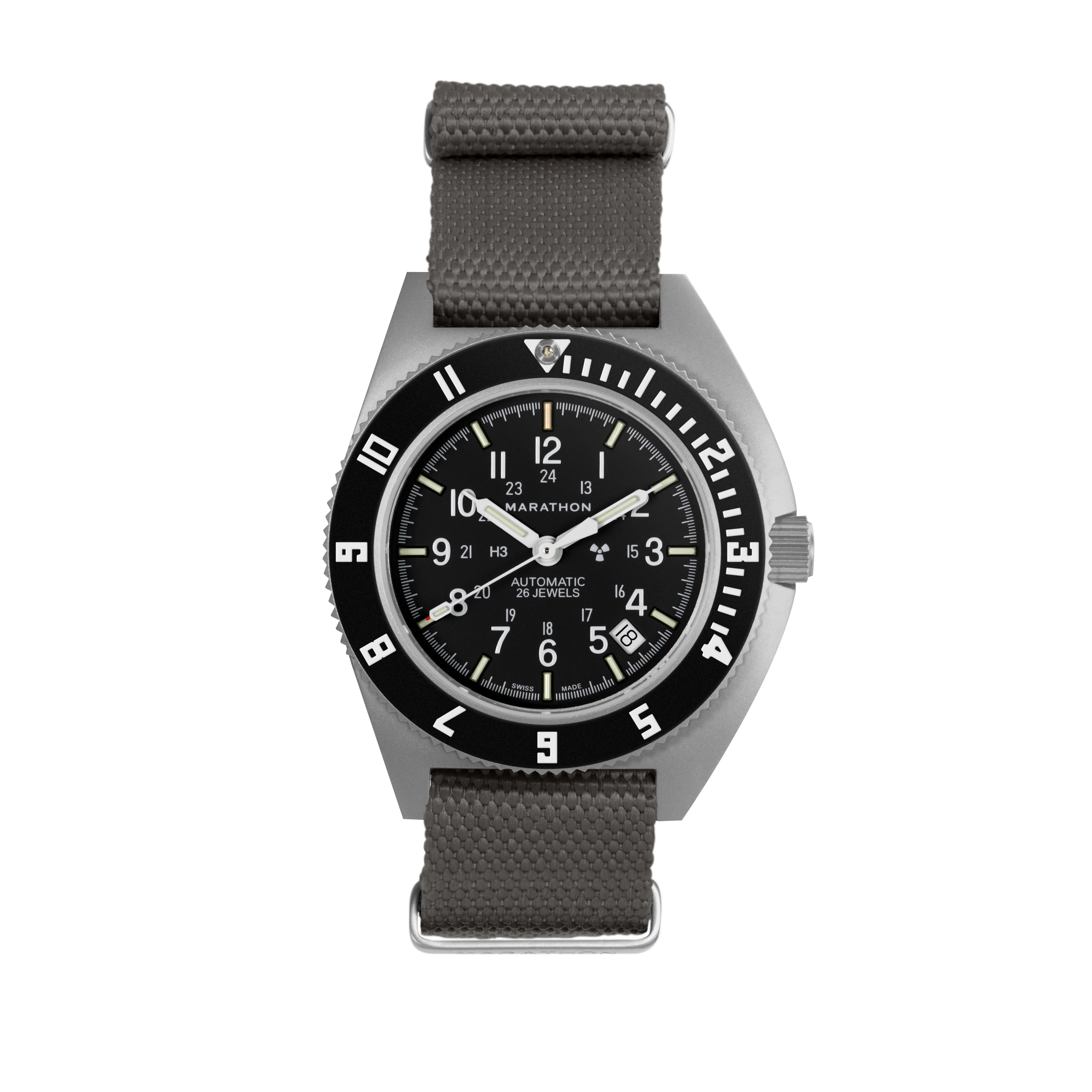 Nylon Canvas DEFSTAN Strap, Parkerized, Stone 20mm - Image 3