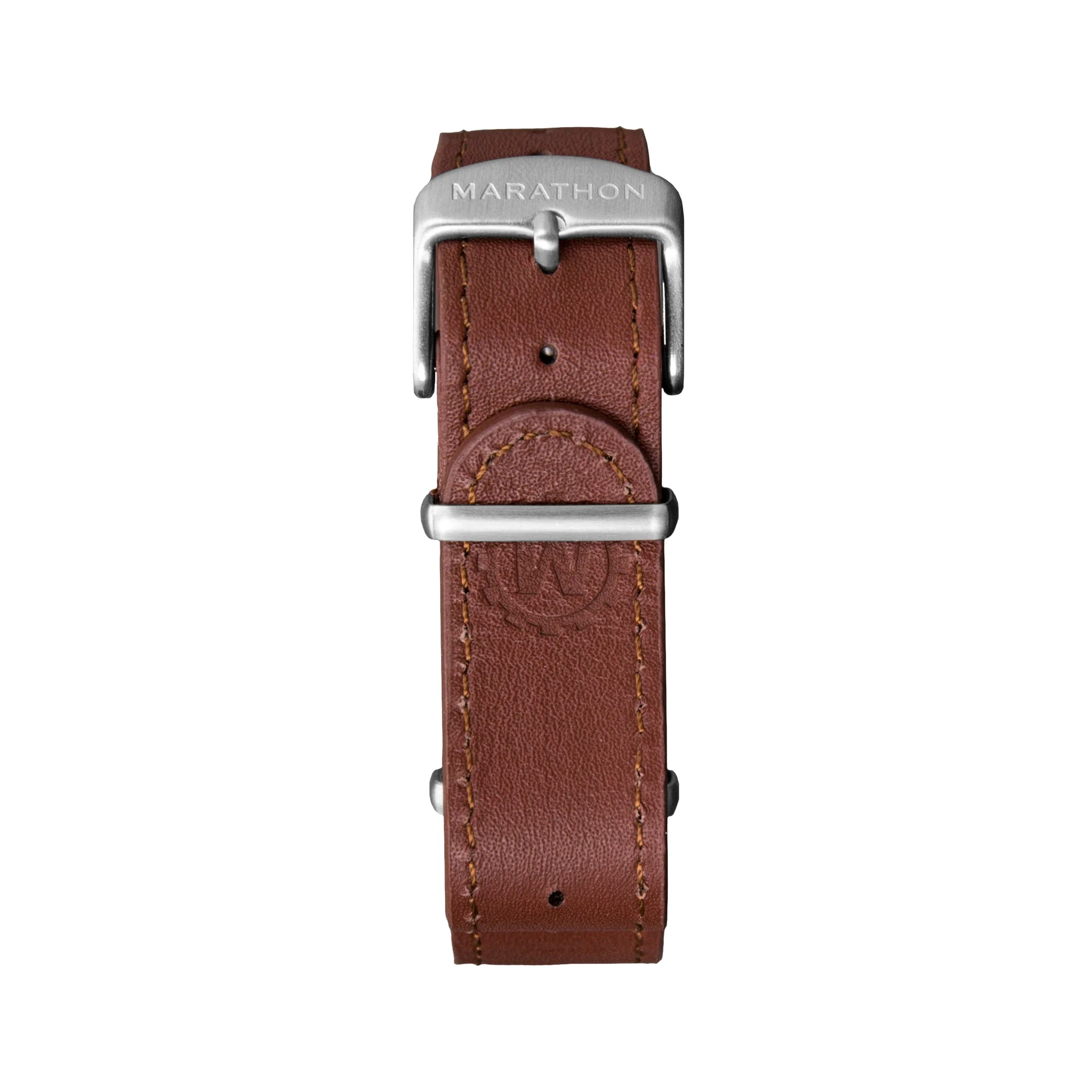 Leather DEFSTAN Strap, Dark Tan, 18mm - Image 5