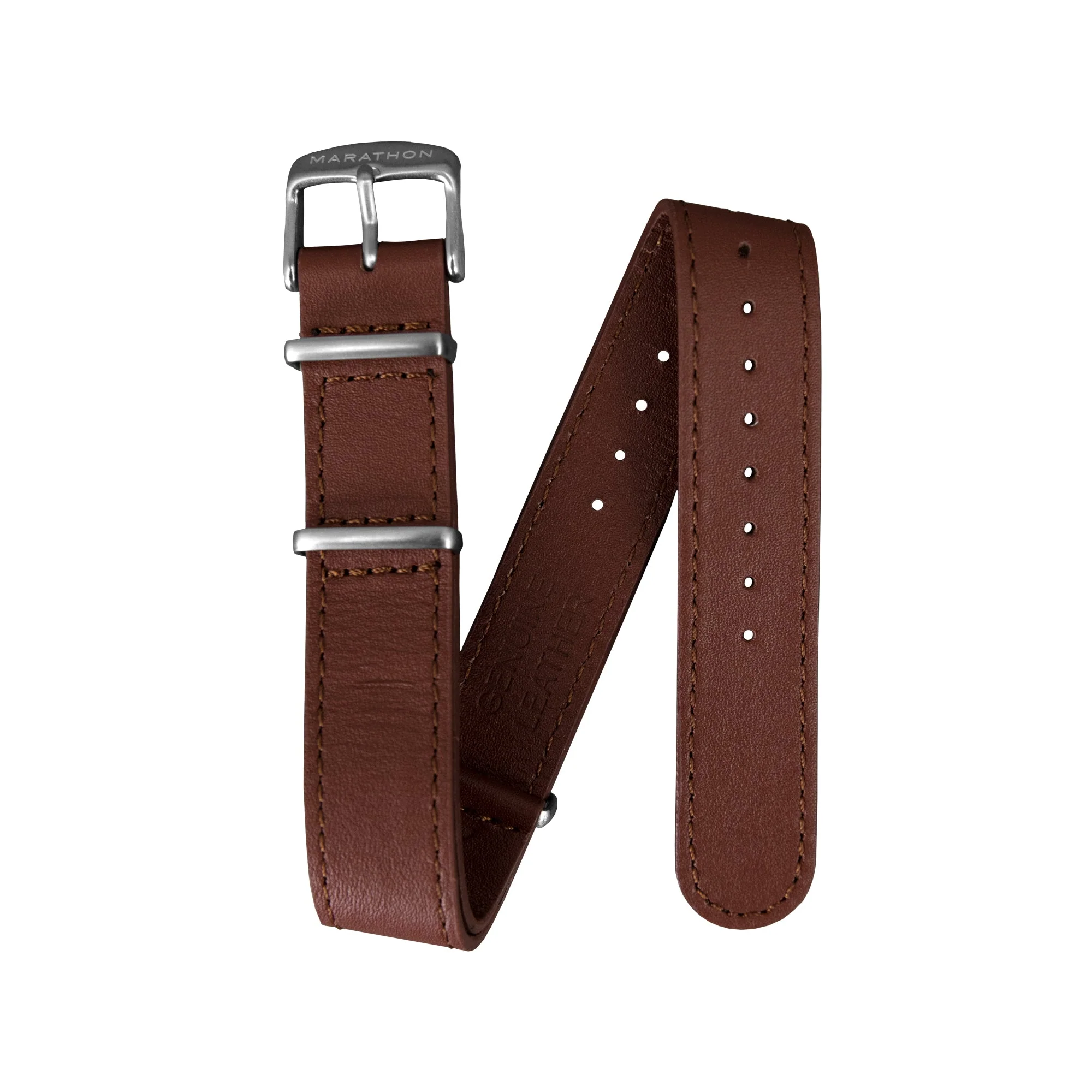 Leather DEFSTAN Strap, Dark Tan, 20mm - Image 3