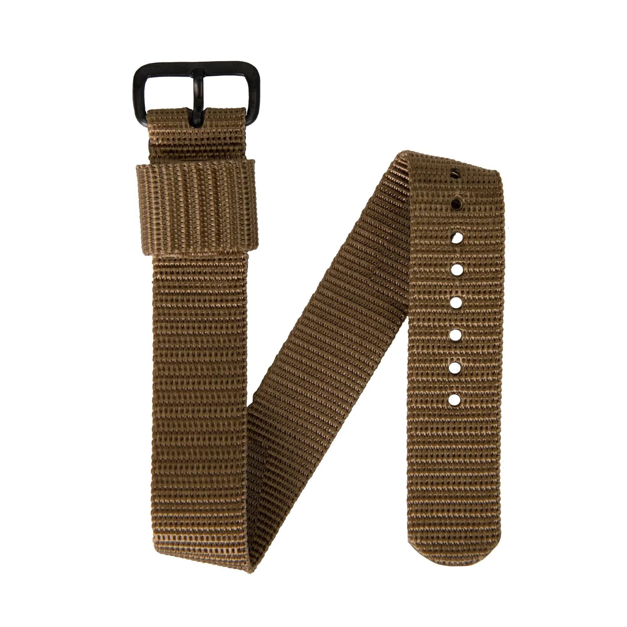 Ballistic Nylon Strap, Desert Tan, 20mm - Image 3