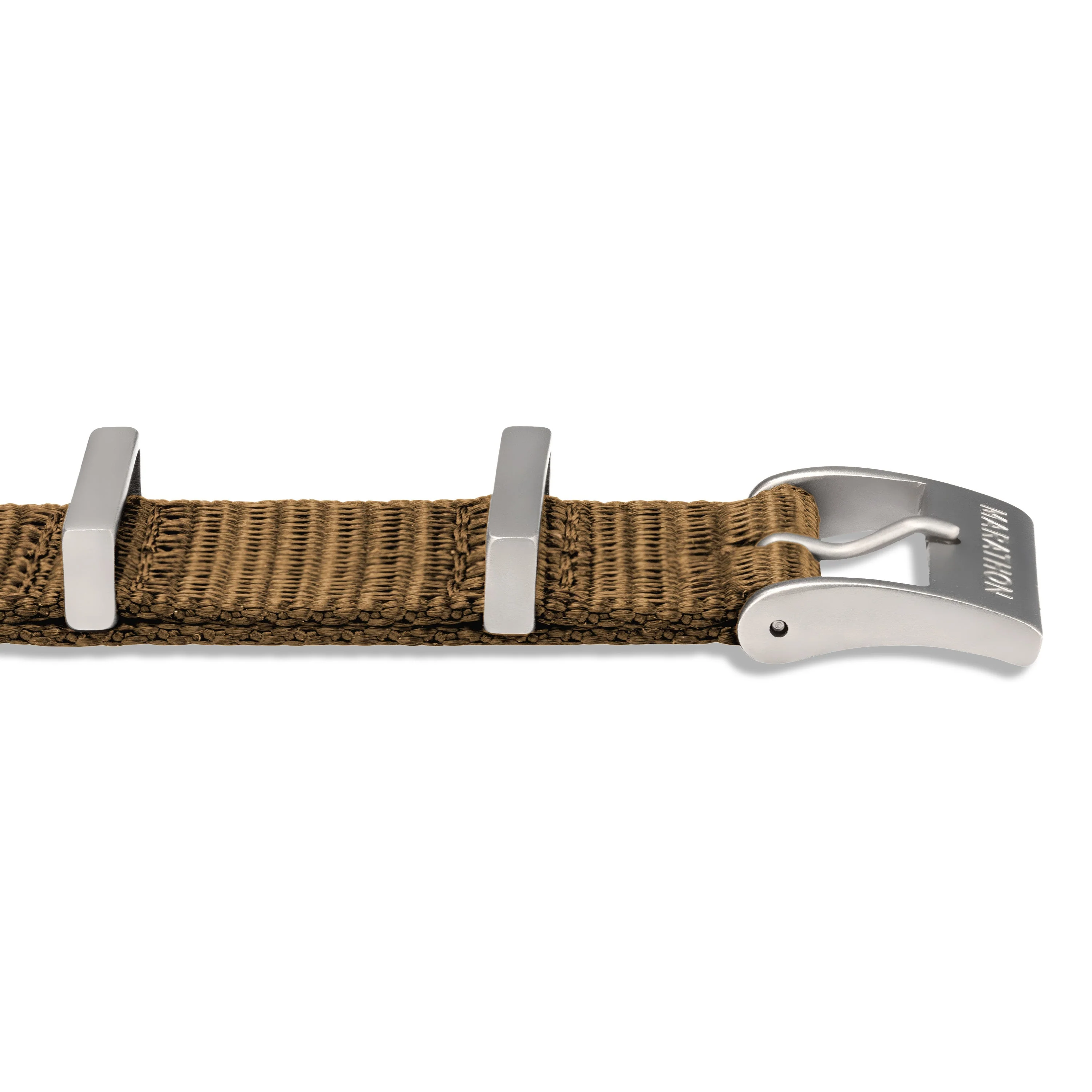 Nylon DEFSTAN Strap with Parkerized Hardware, 20mm, Desert Tan - Image 3