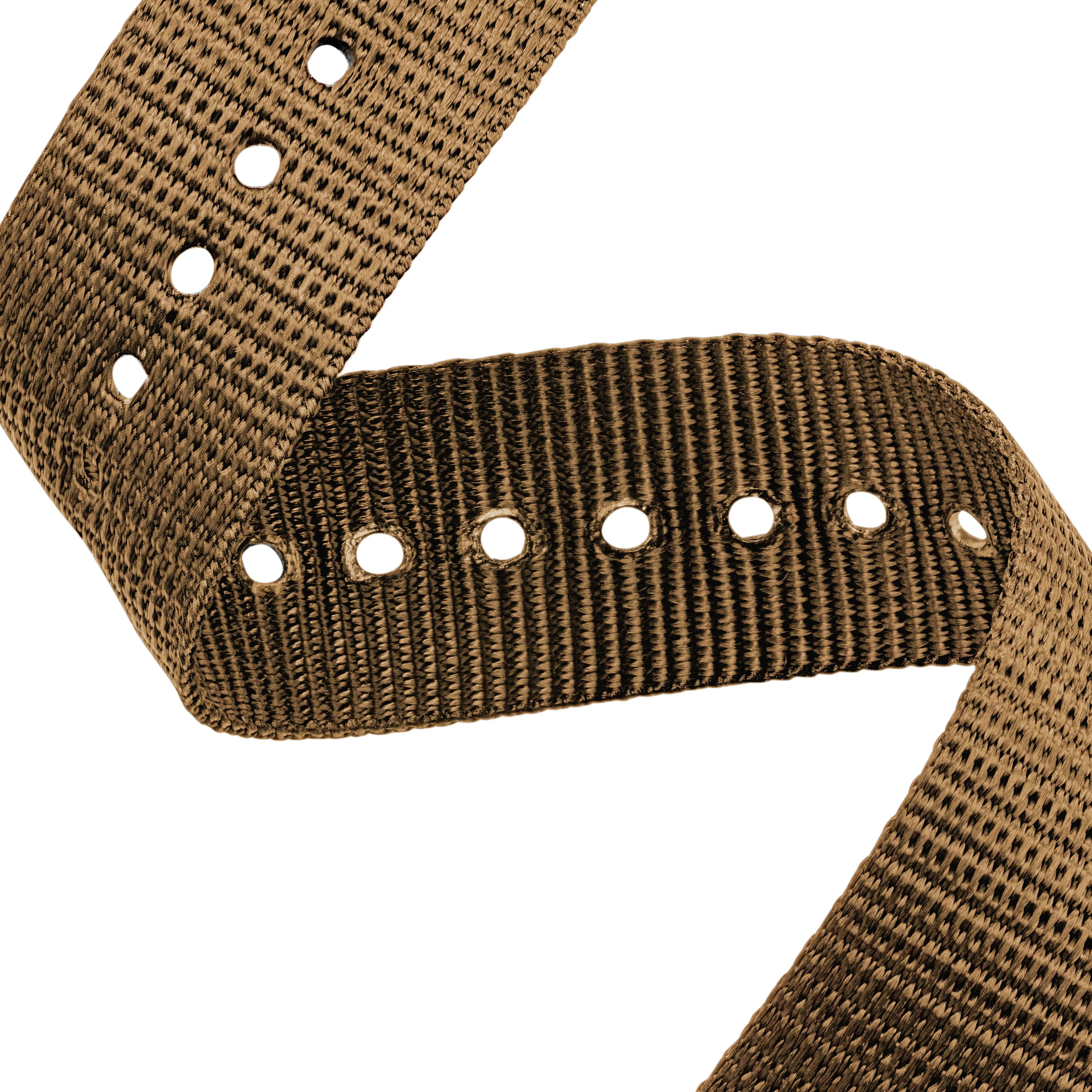 Nylon DEFSTAN Strap with Parkerized Hardware, 20mm, Desert Tan - Image 4