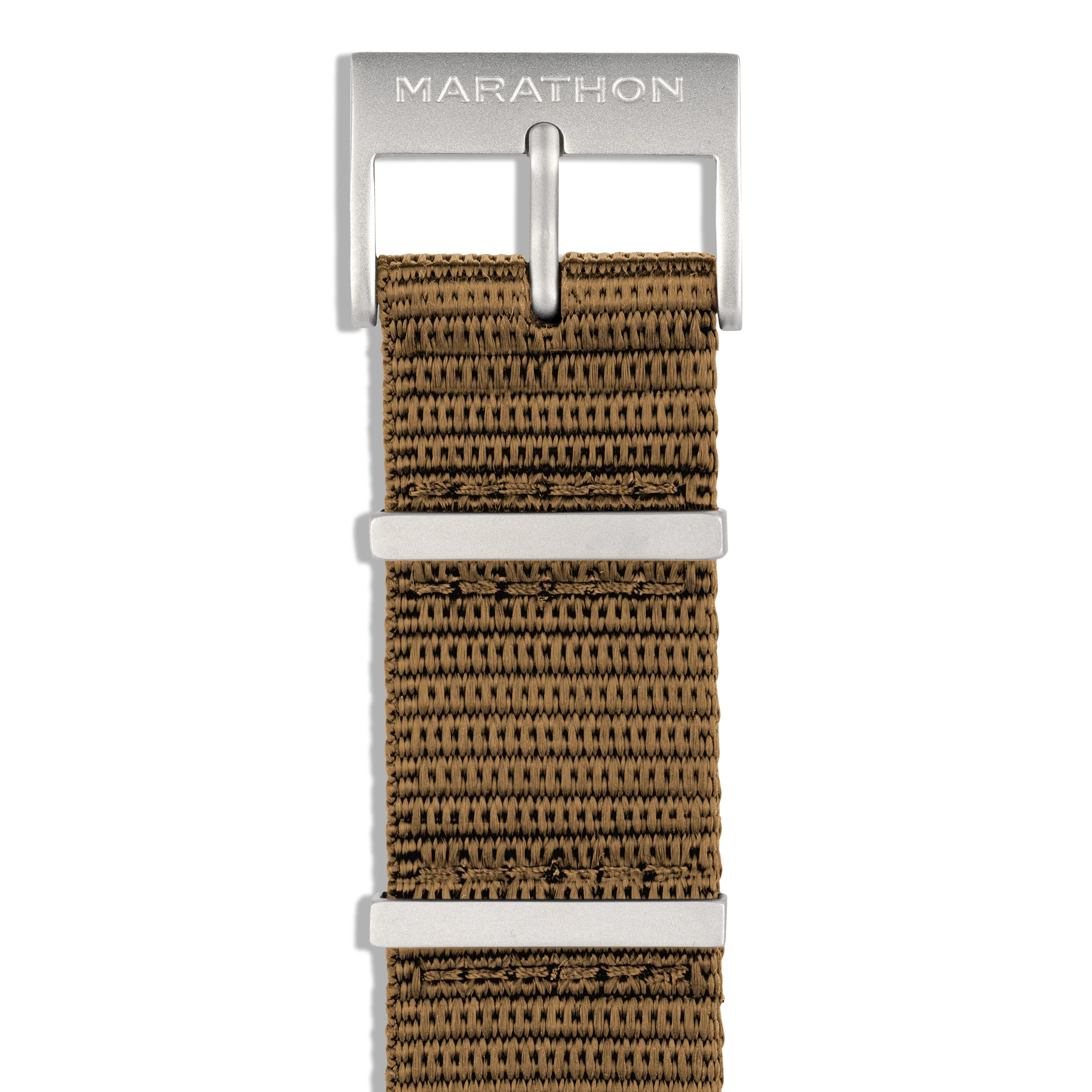 Nylon DEFSTAN Strap with Parkerized Hardware, 20mm, Desert Tan - Image 5