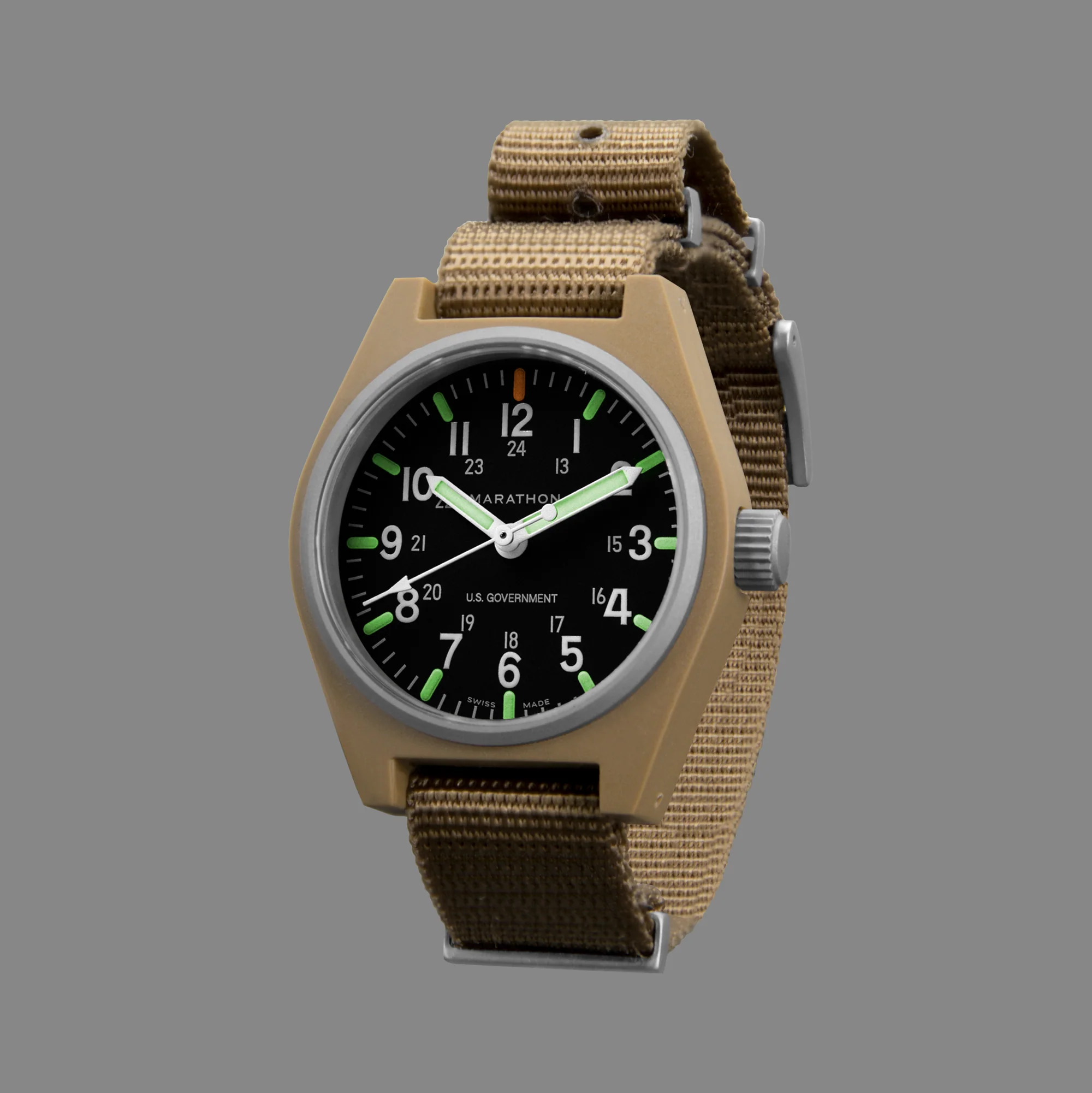 34mm Desert Tan General Purpose Quartz with MaraGlo (GPQ) - Image 16