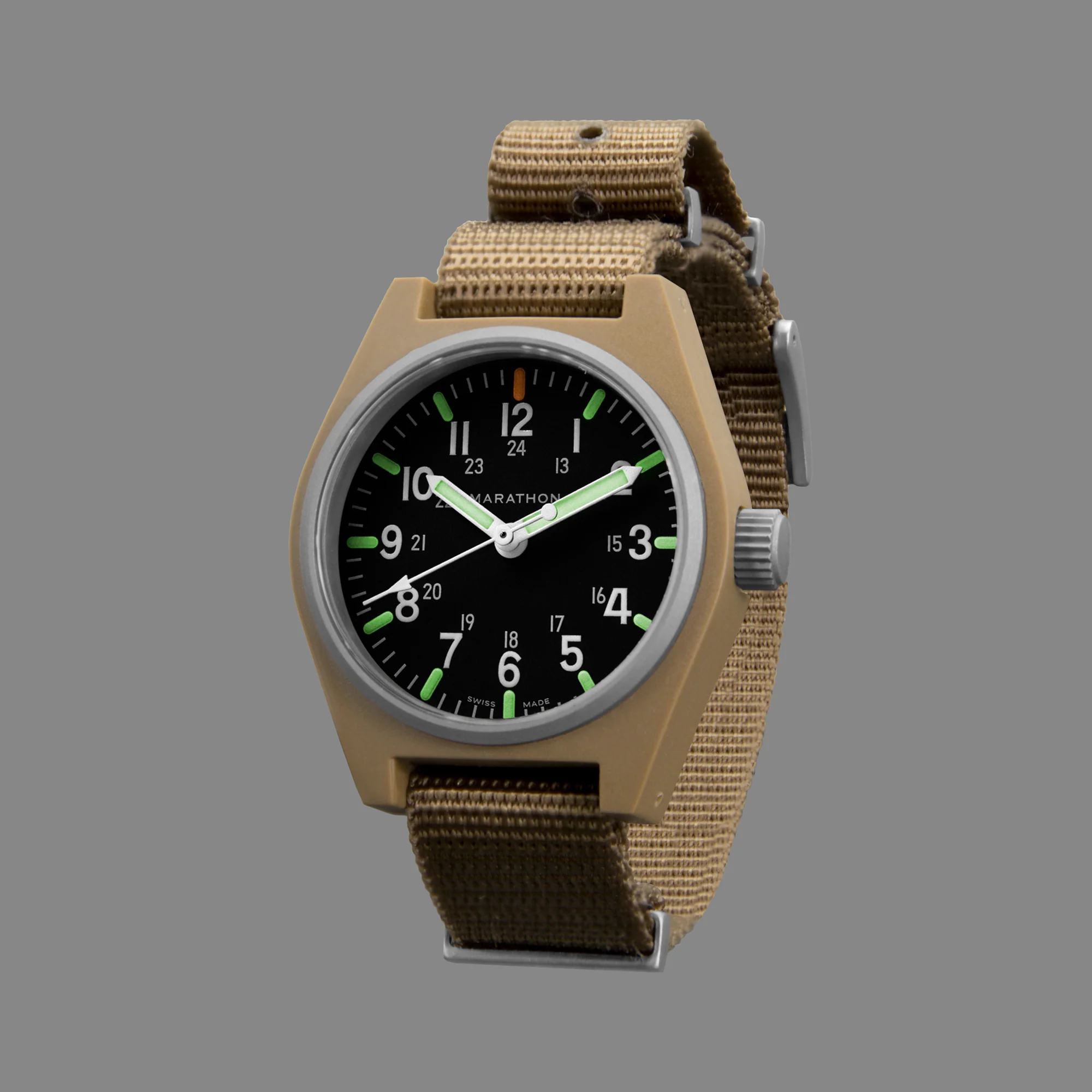 34mm Desert Tan General Purpose Quartz with MaraGlo (GPQ) - Image 4