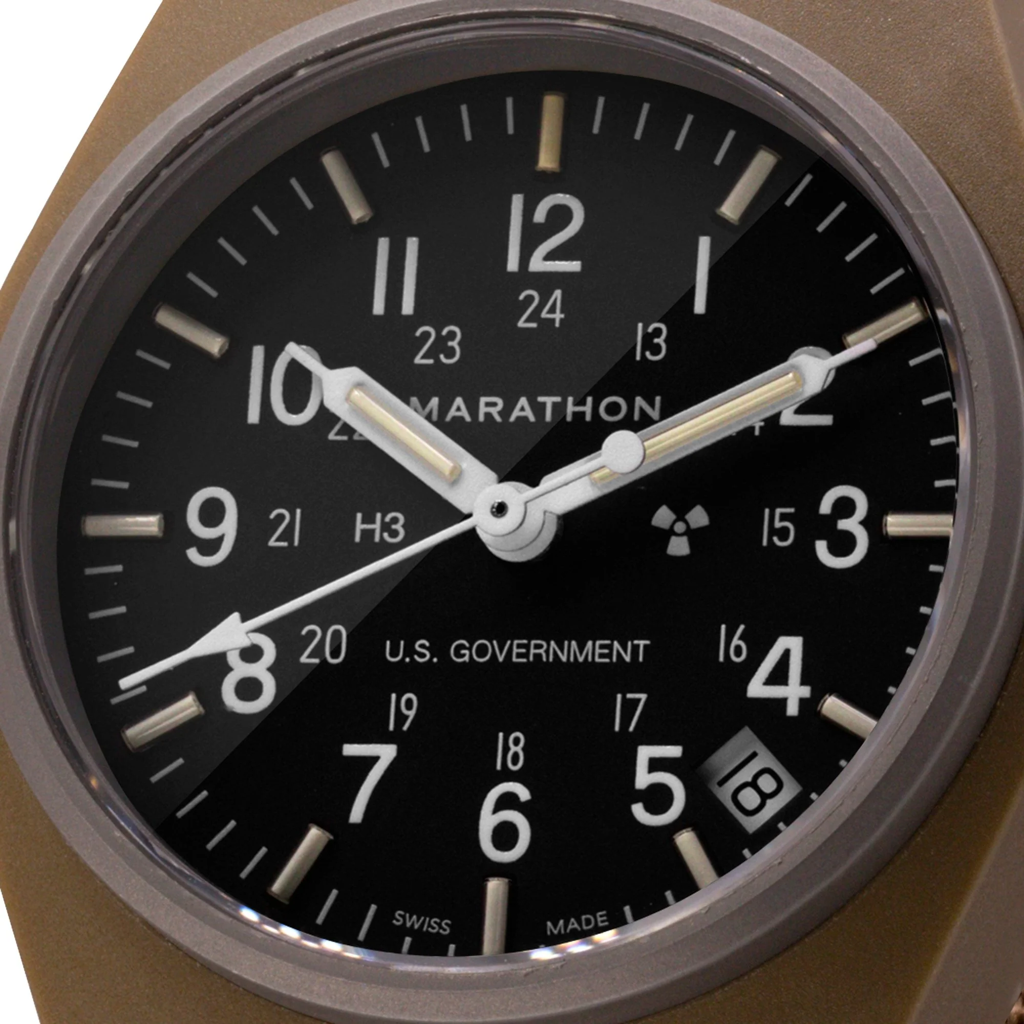 34mm Desert Tan General Purpose Quartz with Date (GPQ) - Image 7