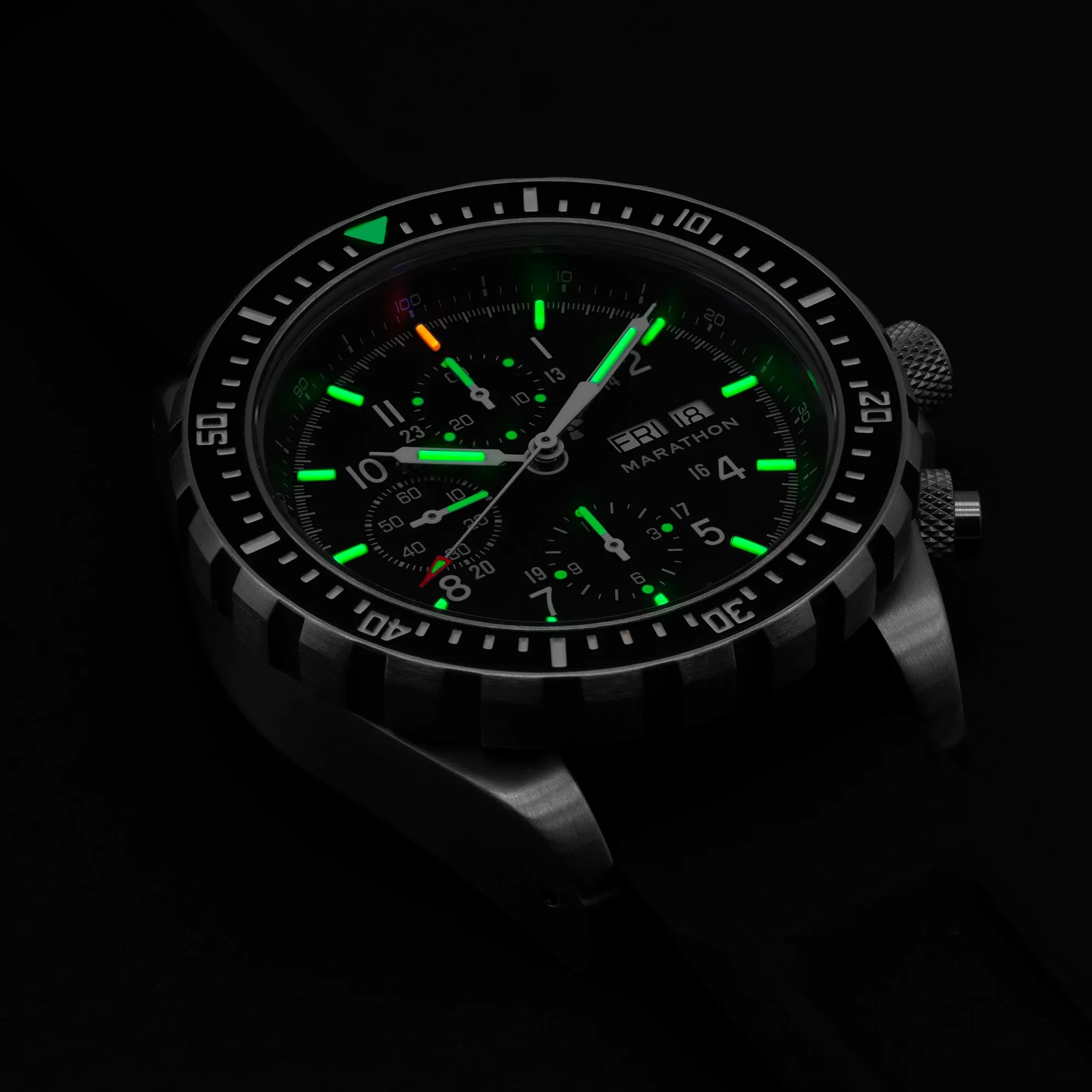 46mm Jumbo Diver/Pilot's Automatic Chronograph (CSAR) with Stainless Steel Bracelet - Image 36
