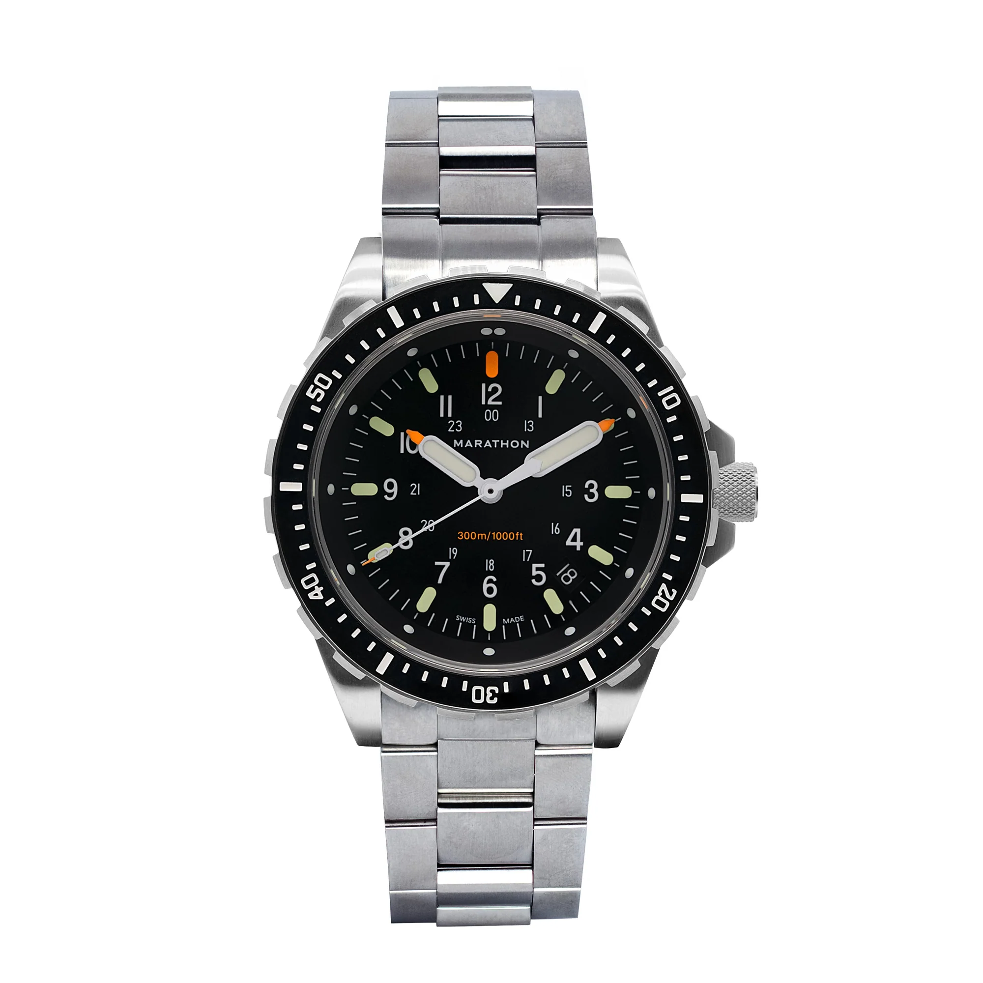 46mm Jumbo Diver's Quartz (JSAR) with Stainless Steel Bracelet - Image 10