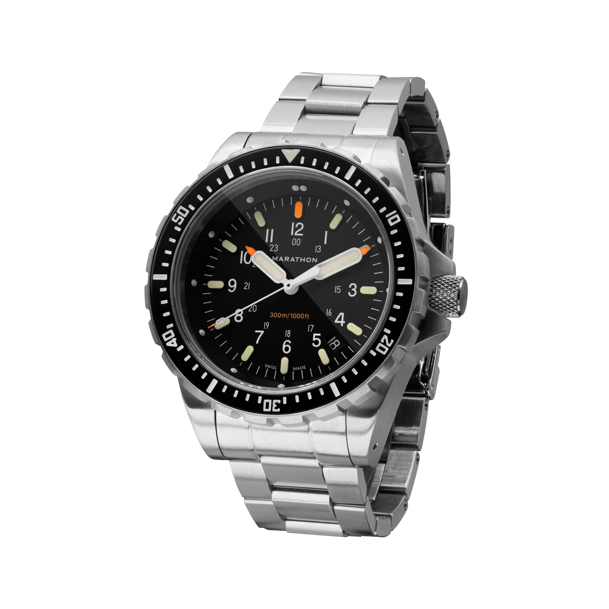 46mm Jumbo Diver's Quartz (JSAR) with Stainless Steel Bracelet - Image 5