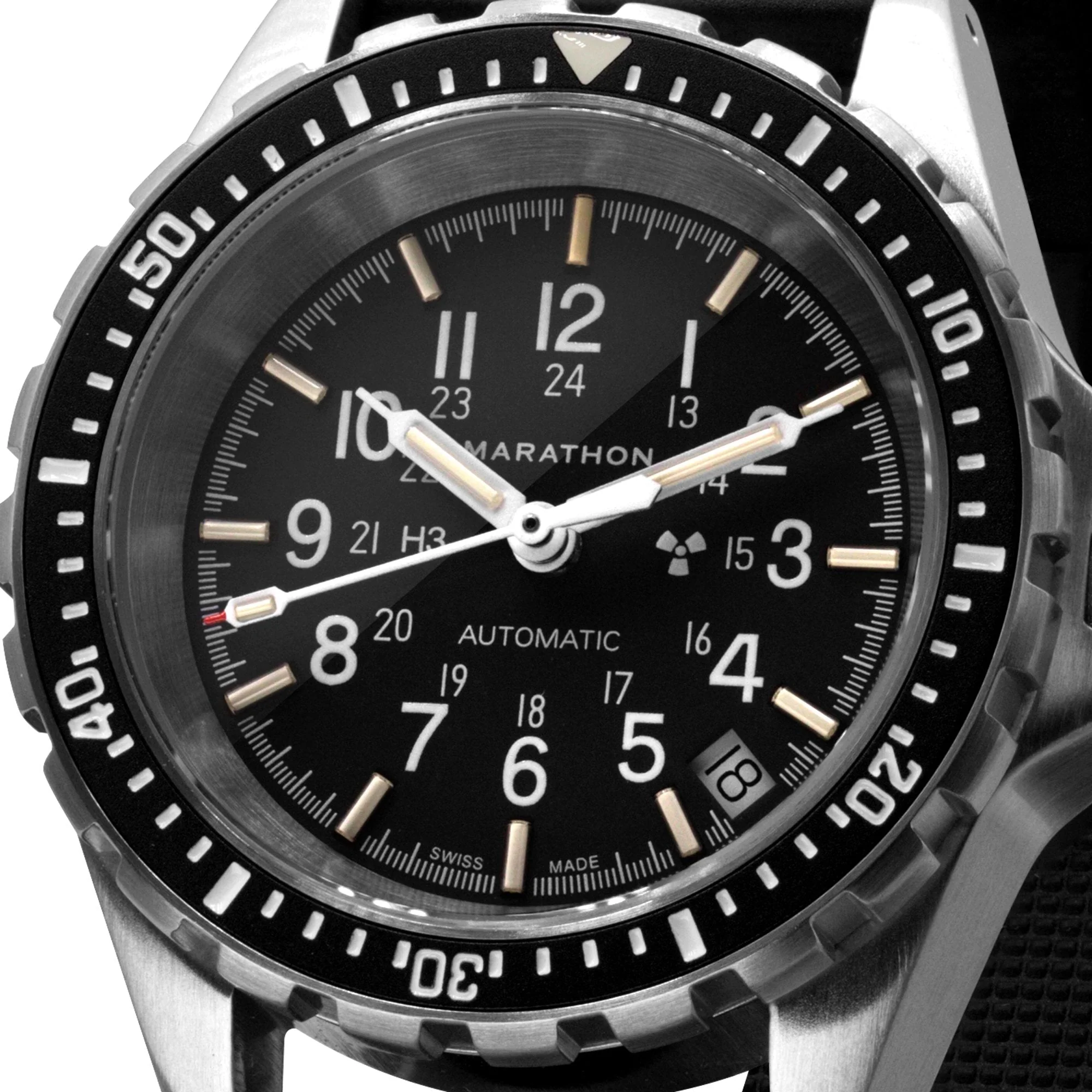 36mm Medium Diver's Automatic (MSAR Auto) with Stainless Steel Bracelet - Image 9