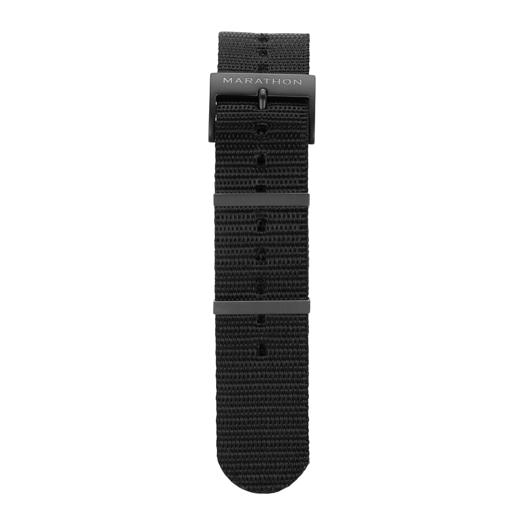 Nylon DEFSTAN Strap with Anthracite Hardware, Black, 20mm - Image 4