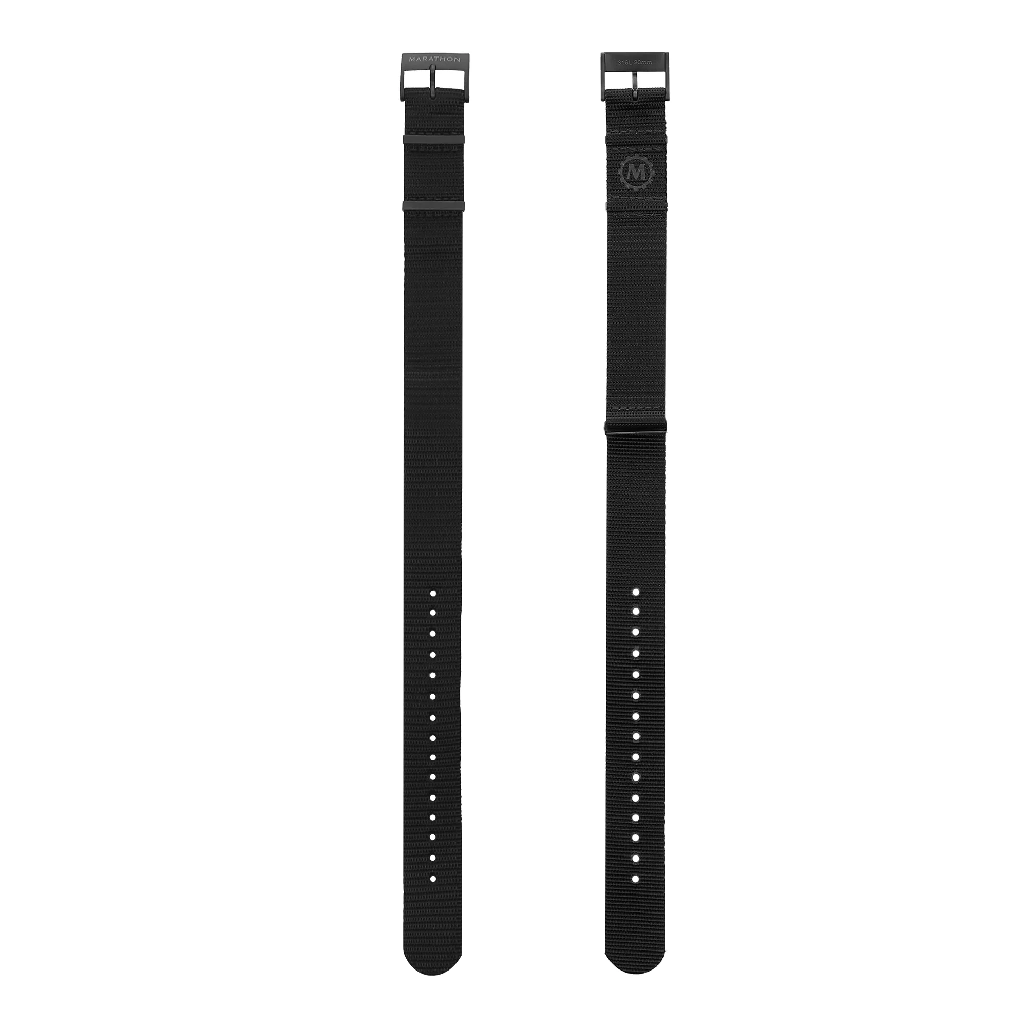Nylon DEFSTAN Strap with Anthracite Hardware, Black, 20mm - Image 5