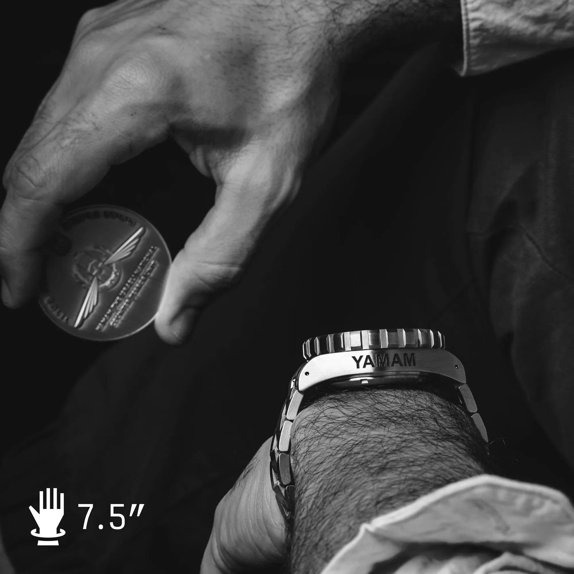 46mm Official IDF YAMAM™ Jumbo Day/Date Automatic (JDD) with Stainless Steel Bracelet - Image 54