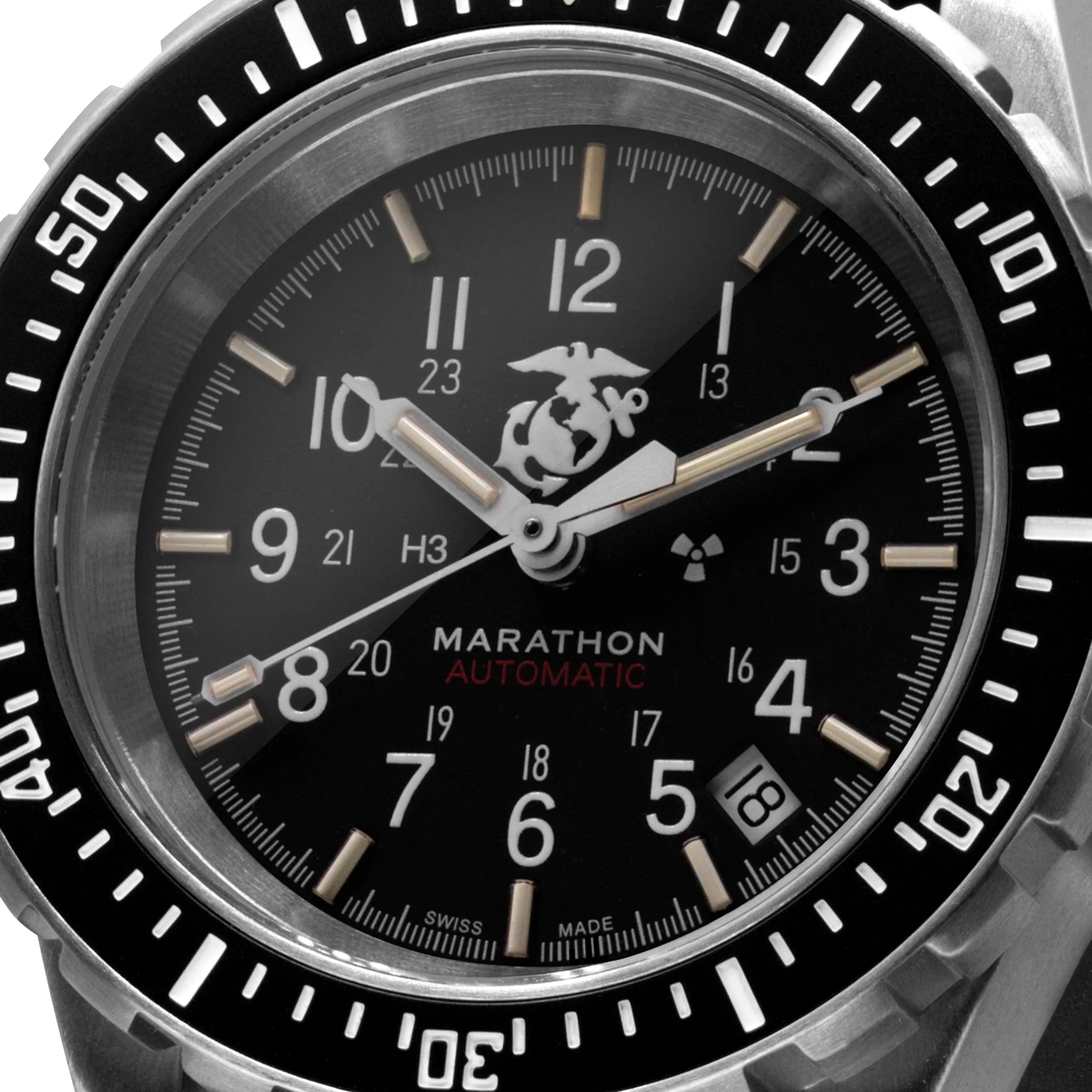 41mm Official USMC™ Large Diver's Automatic (GSAR) with Stainless Steel Bracelet - Image 15