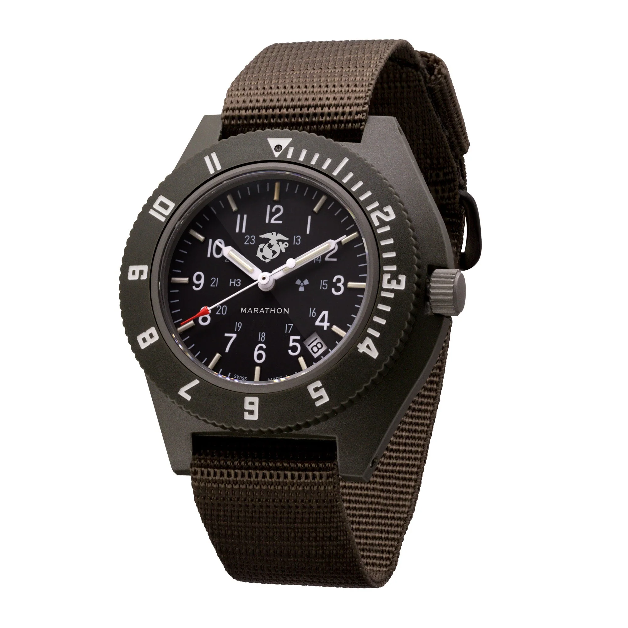 41mm Official USMC Sage Green Pilot's Navigator with Date - Image 7