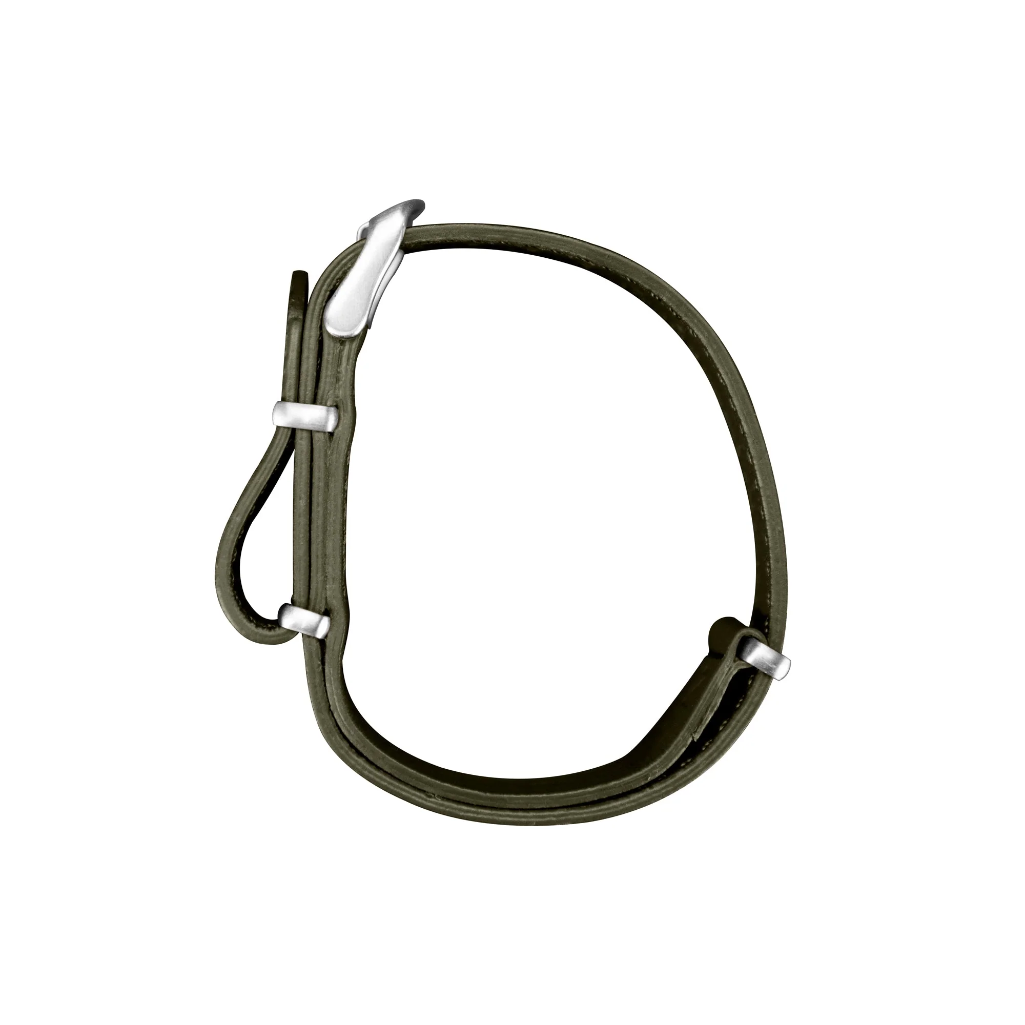 Leather DEFSTAN Strap, Olive Green, 16mm - Image 6