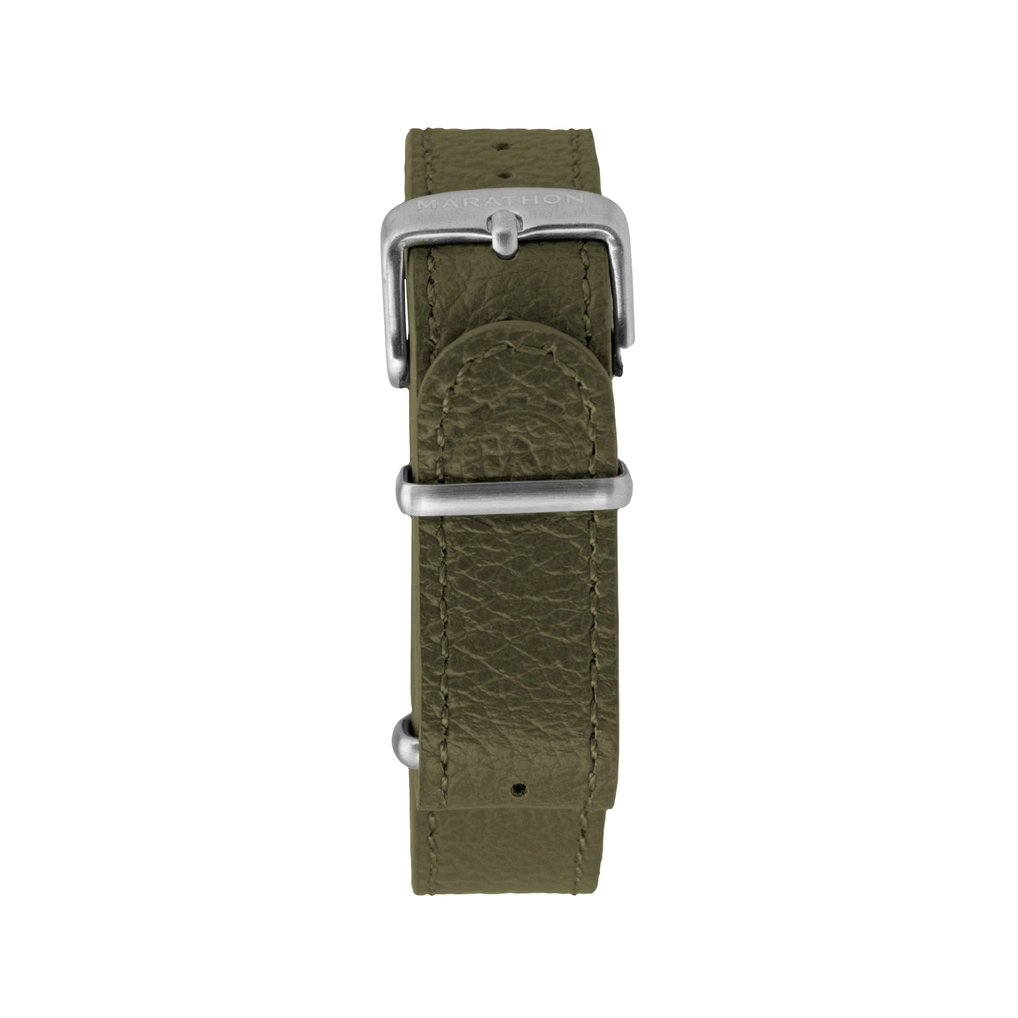 Leather DEFSTAN Strap, Olive Green, 20mm - Image 5