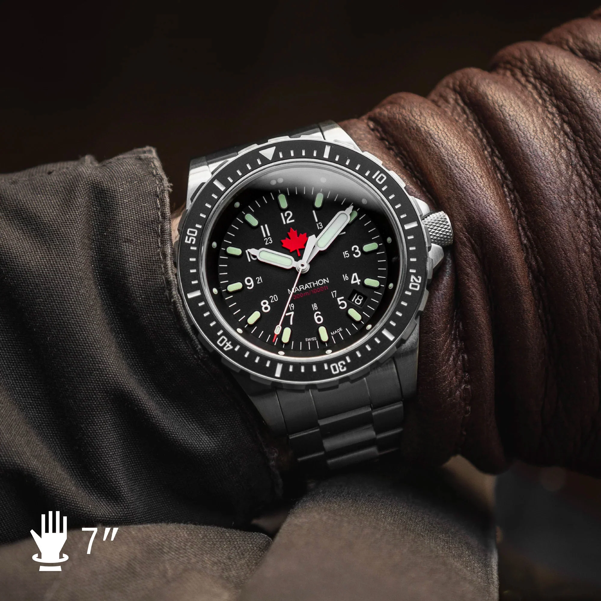 46mm Red Maple Jumbo Diver's Quartz (JSAR) - Image 9