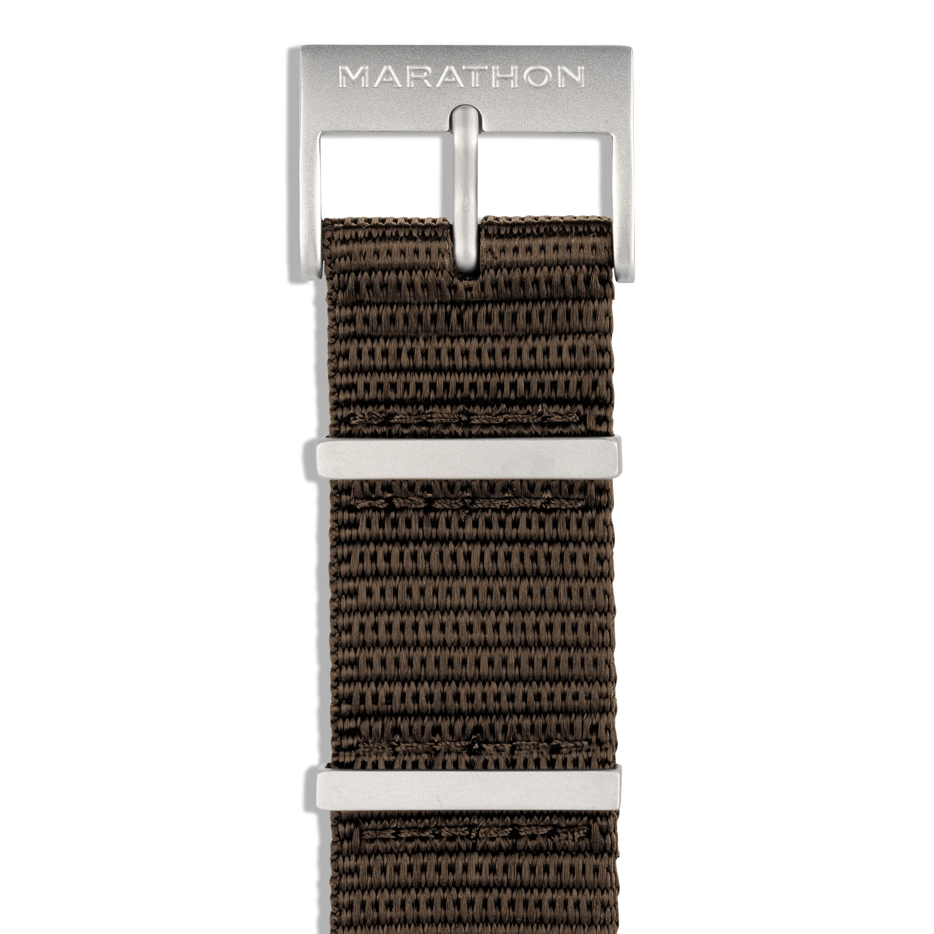 Nylon DEFSTAN Strap with Parkerized Hardware, 20mm, Sage Green - Image 5